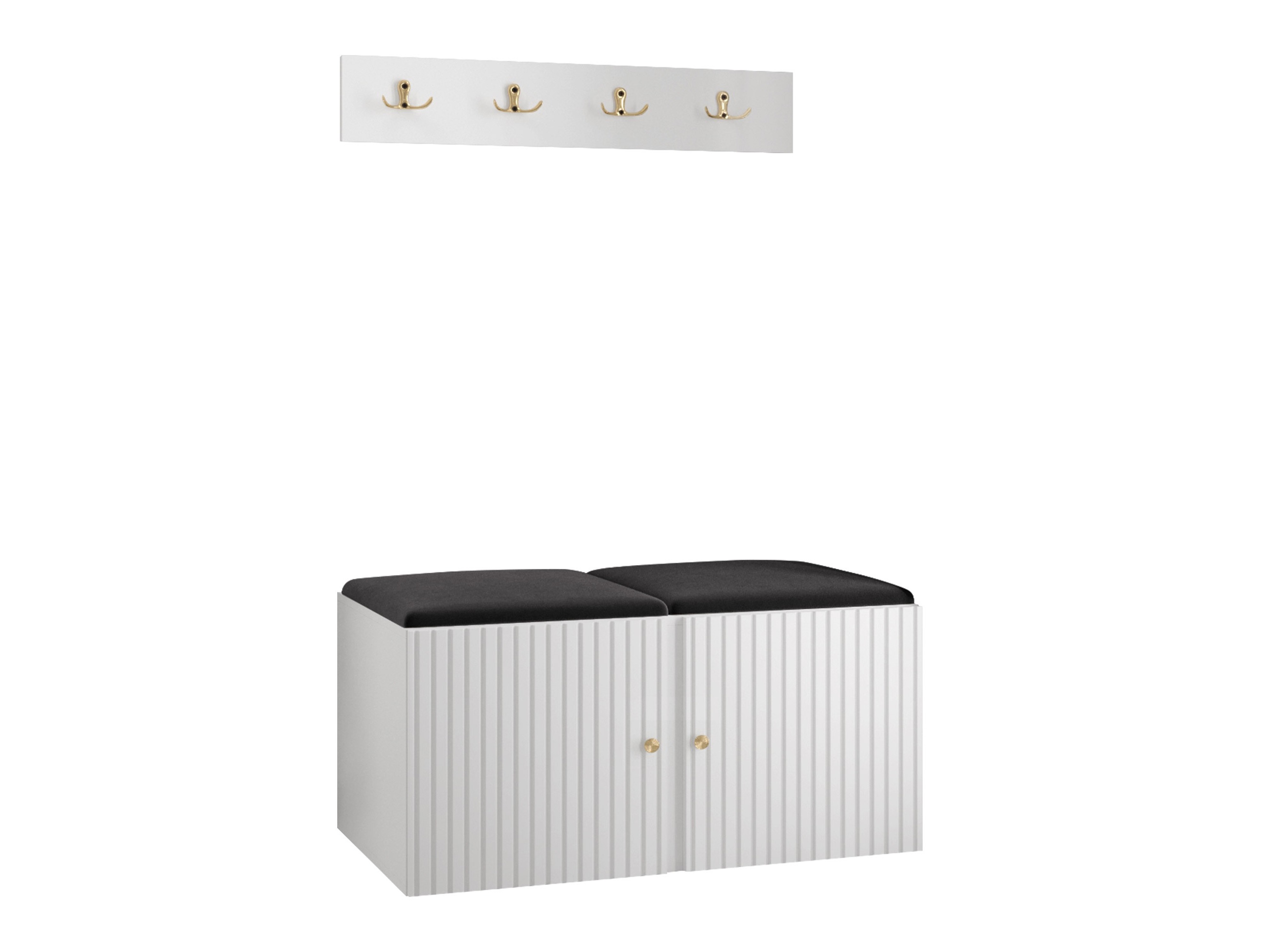 Set arredo da corridoio Hartford 384 (Bianco)