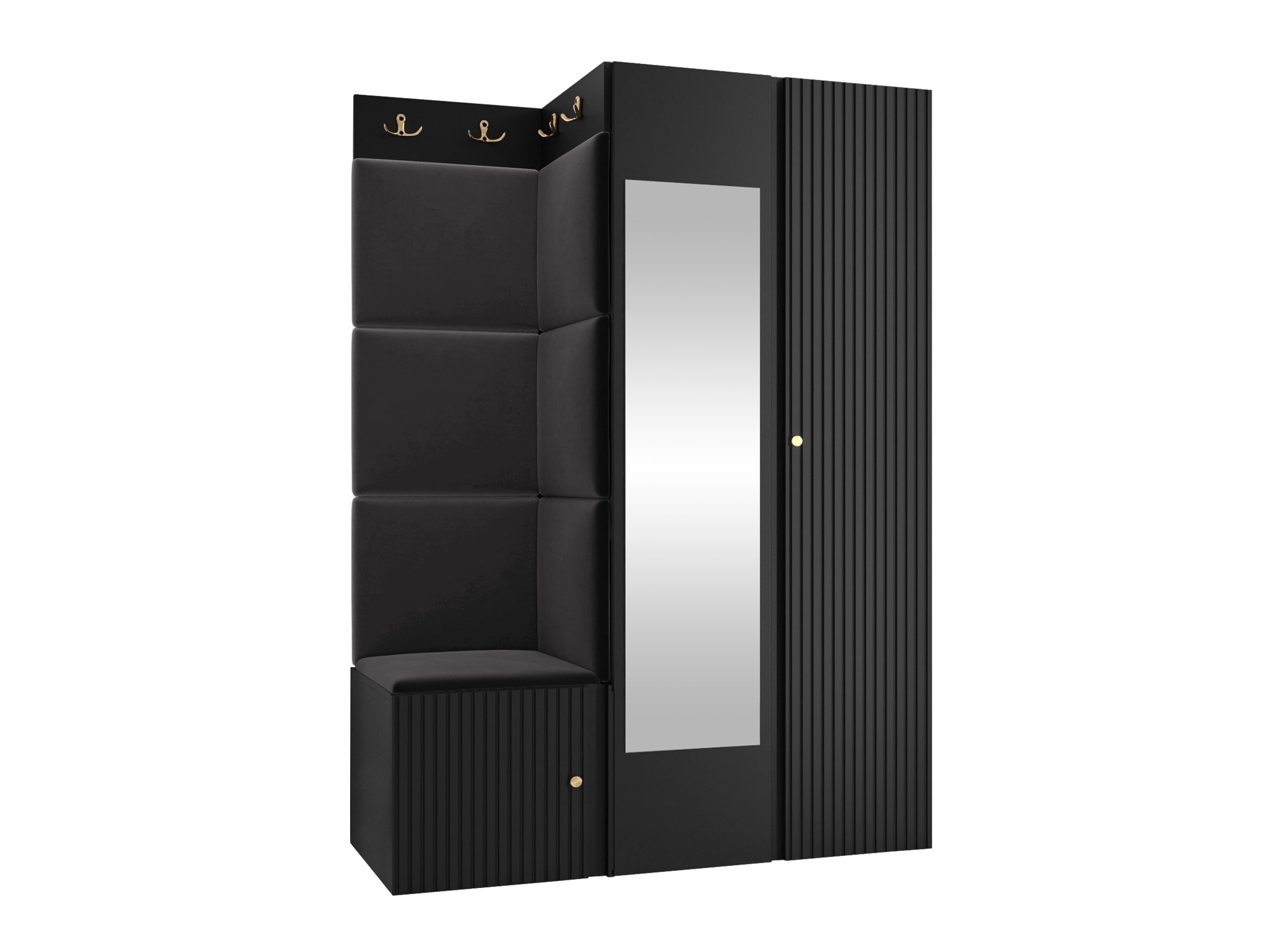 Set arredo da corridoio Hartford 388 (Nero)