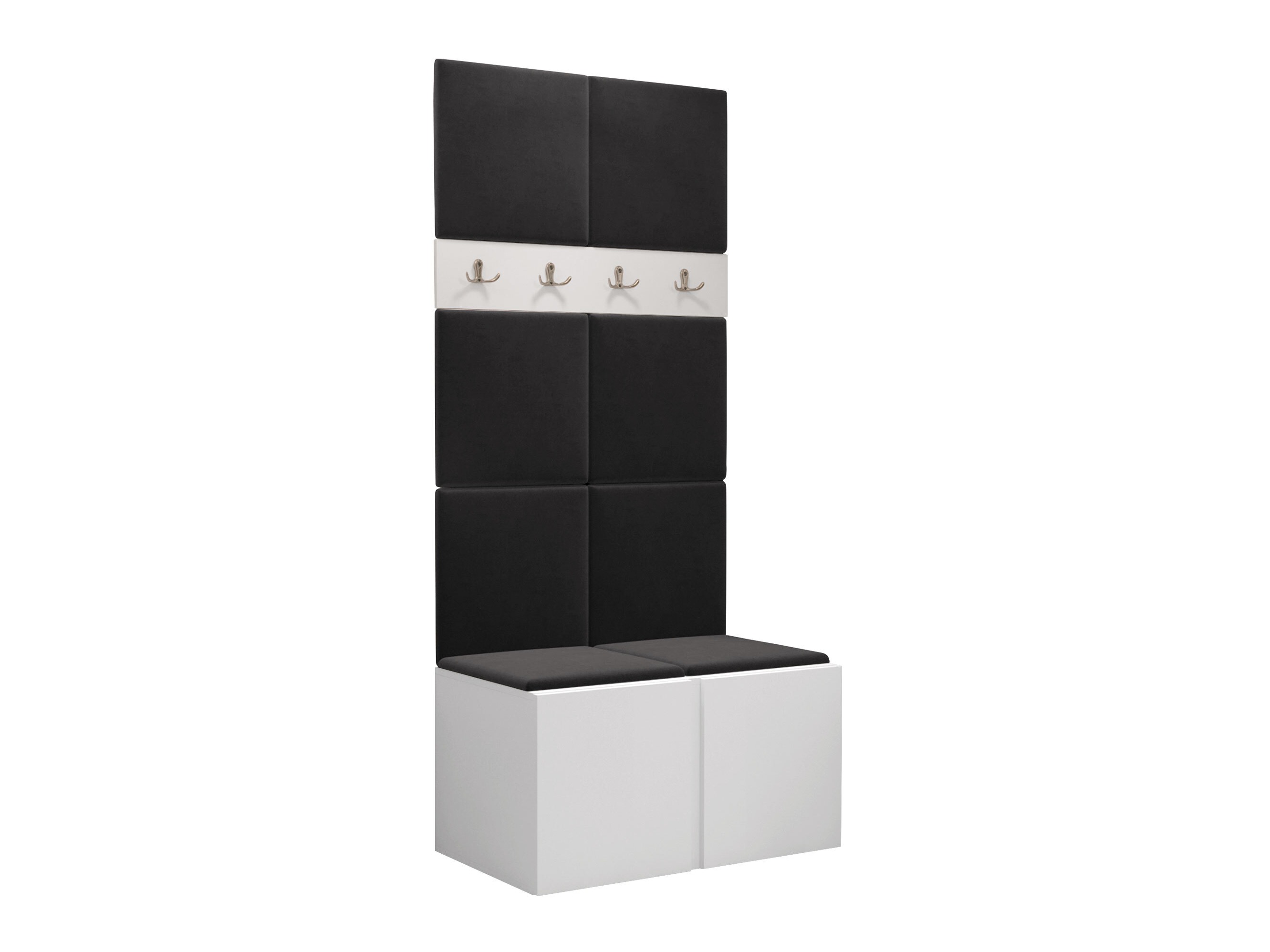 Set arredo da corridoio Pinis IV (Bianco)