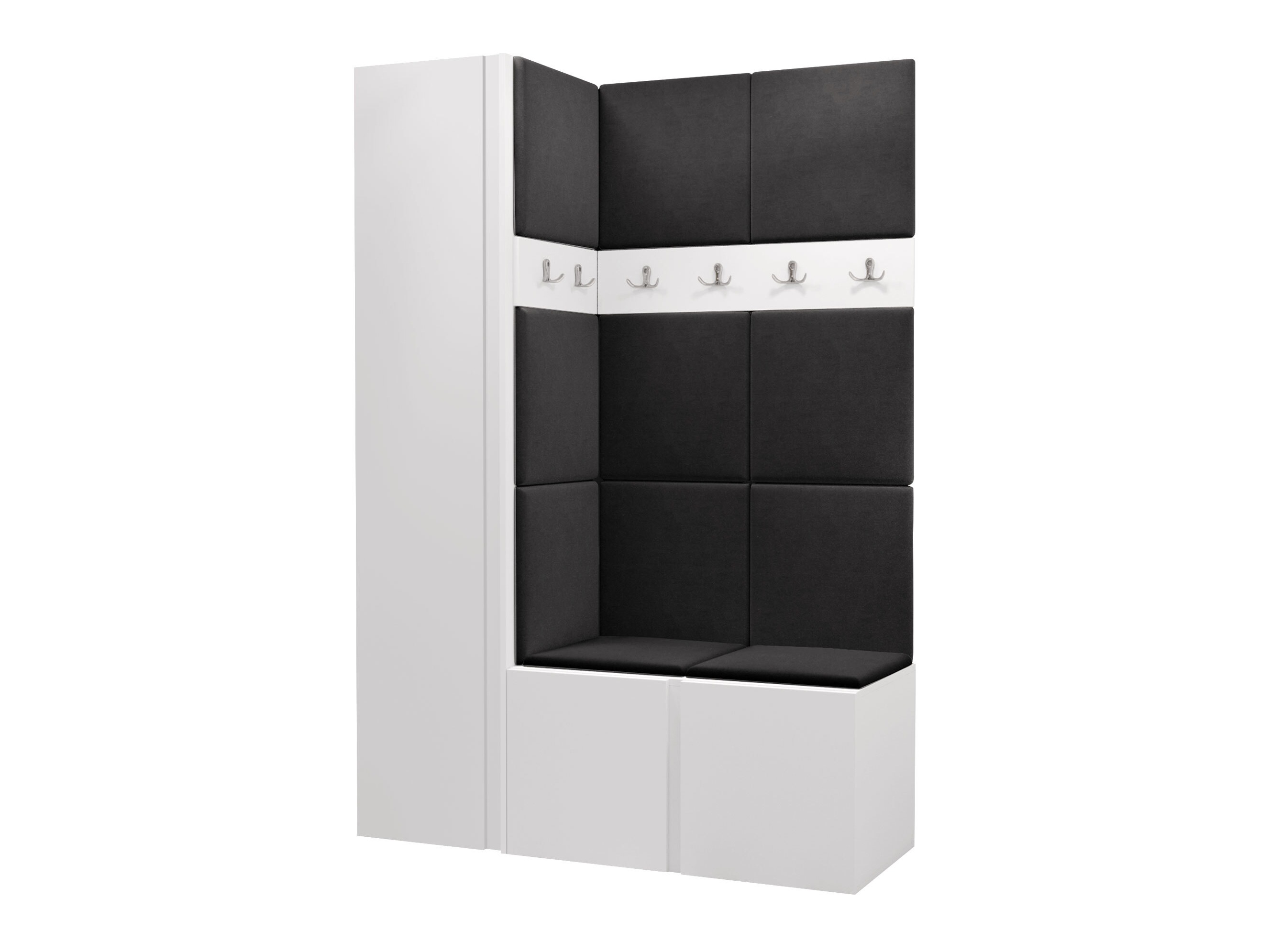 Set arredo da corridoio Pinis IX (Bianco)