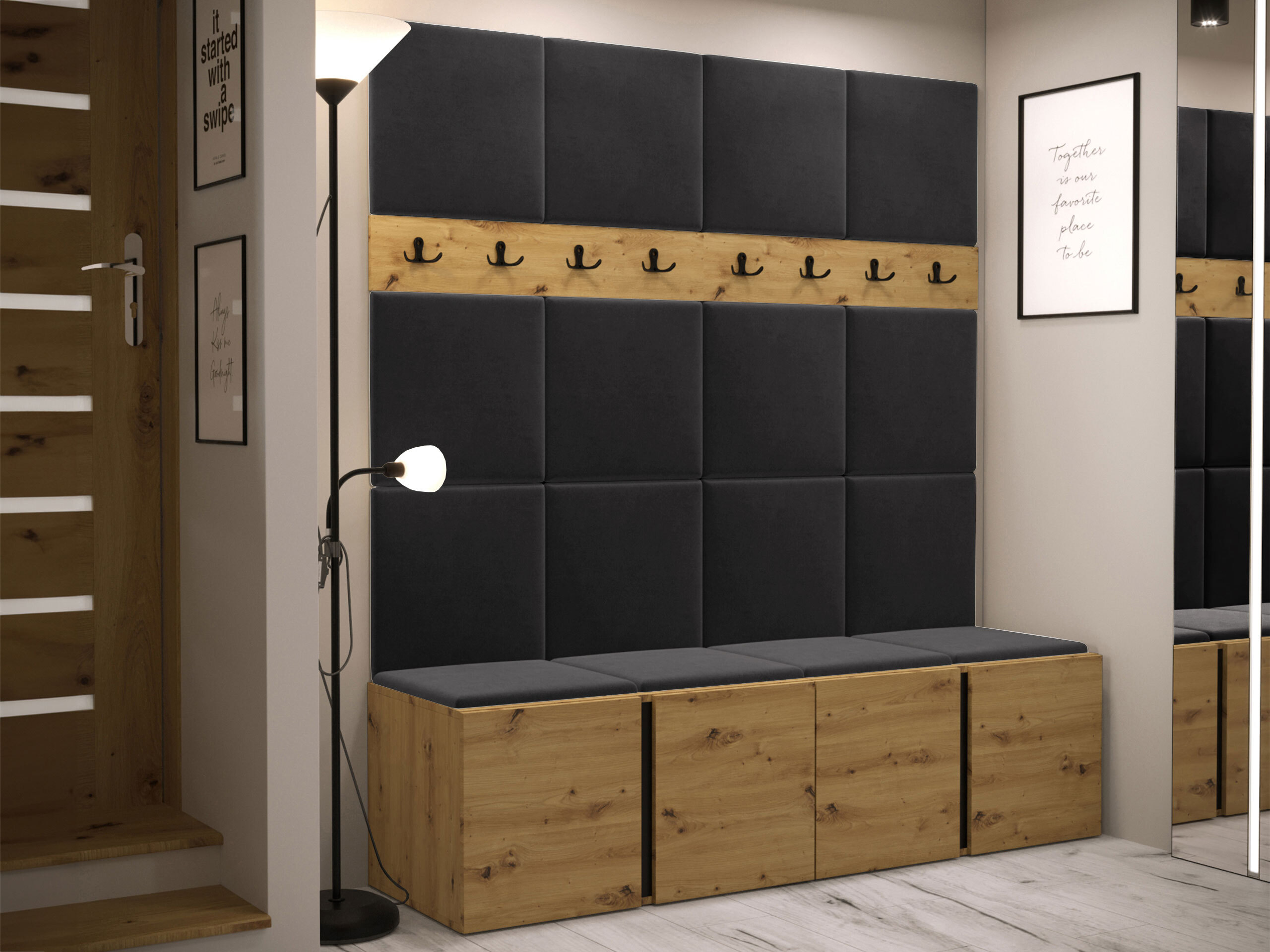 Set arredo da corridoio Pinis V (Polo 897)