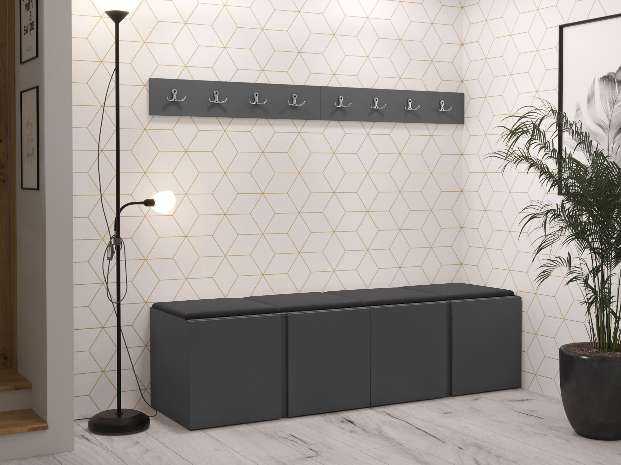 Set arredo da corridoio Pinis VII (Polo 897)