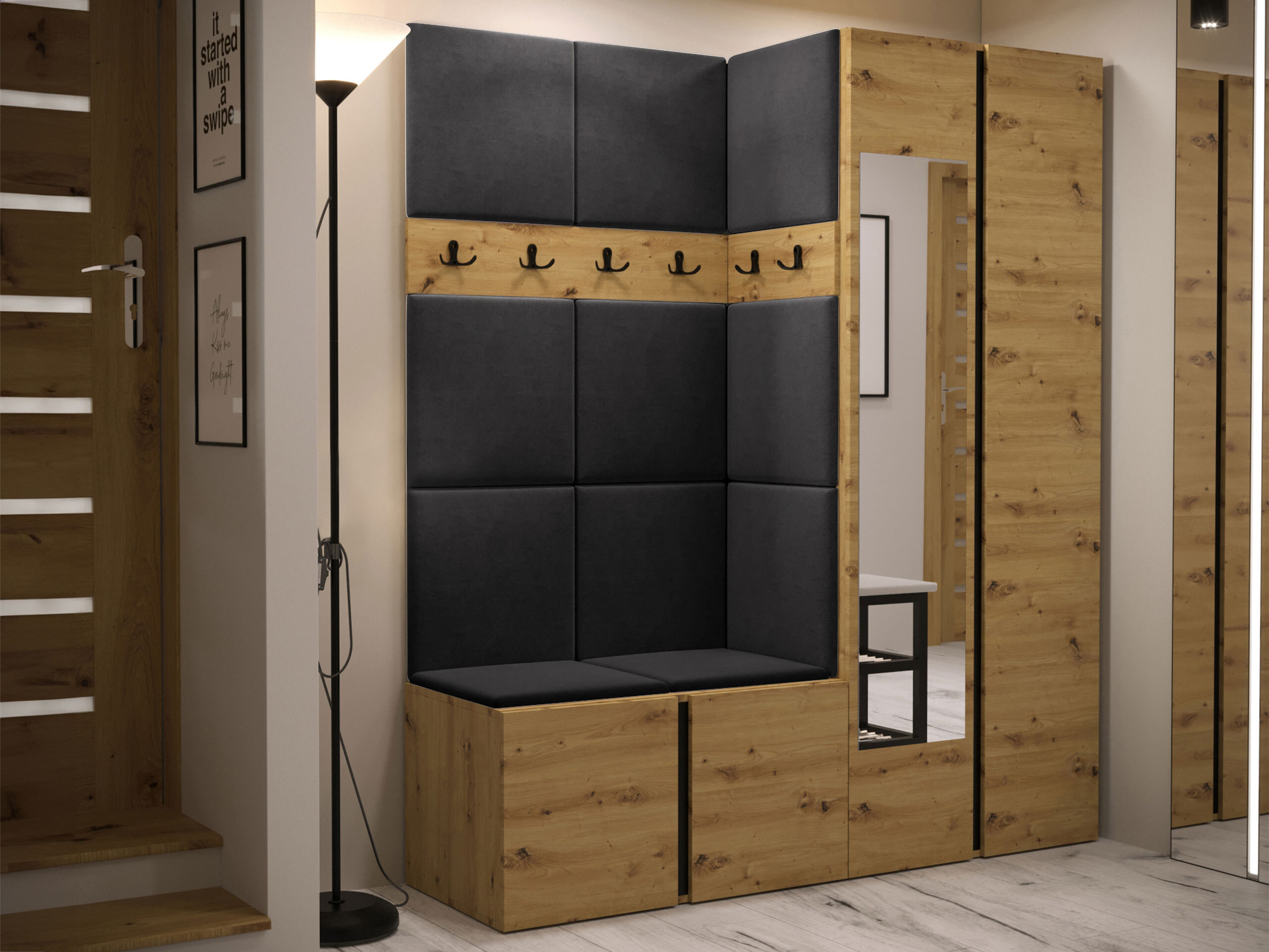 Set arredo da corridoio Pinis X (Polo 897)
