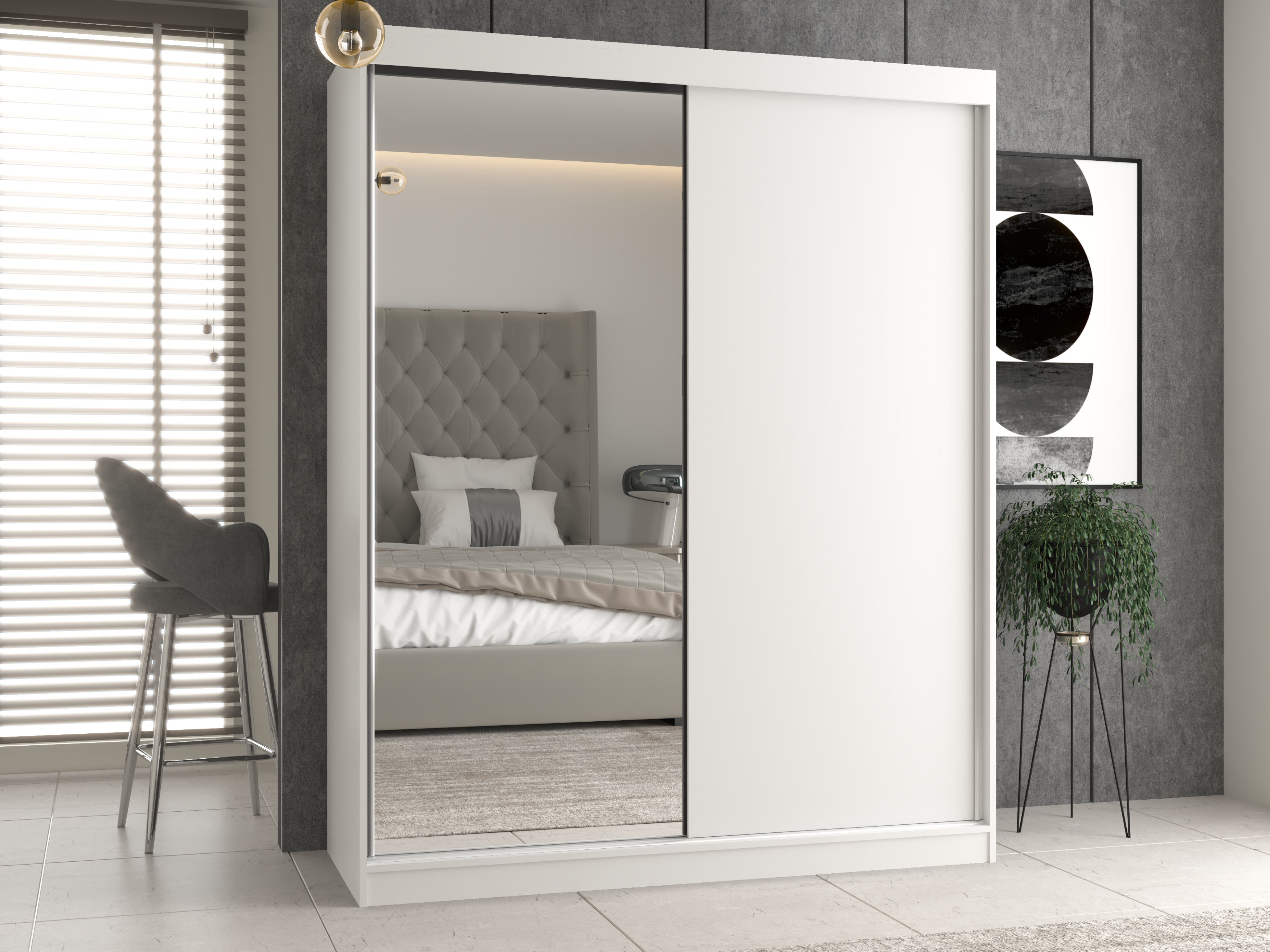 Armadio Mandeville 383 (Bianco)