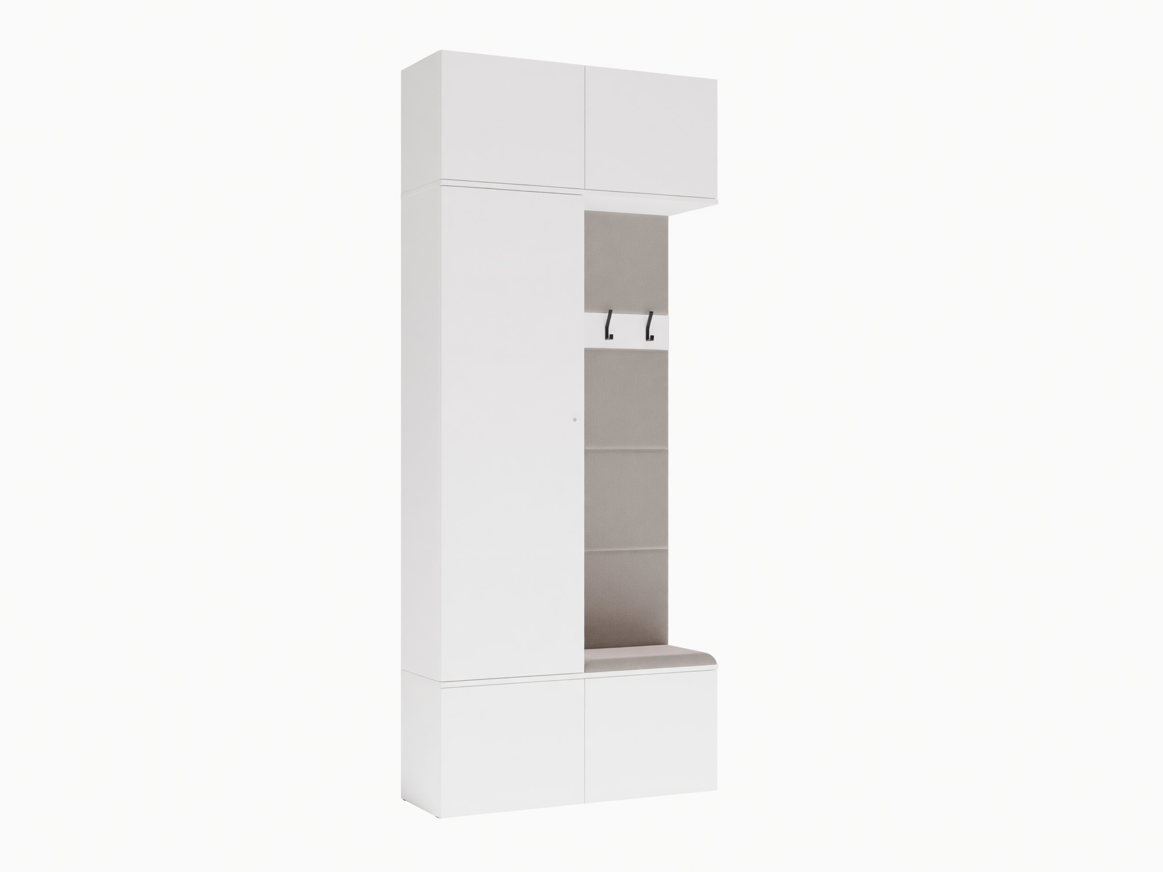 Set arredo da corridoio Domtori 100 (Bianco)