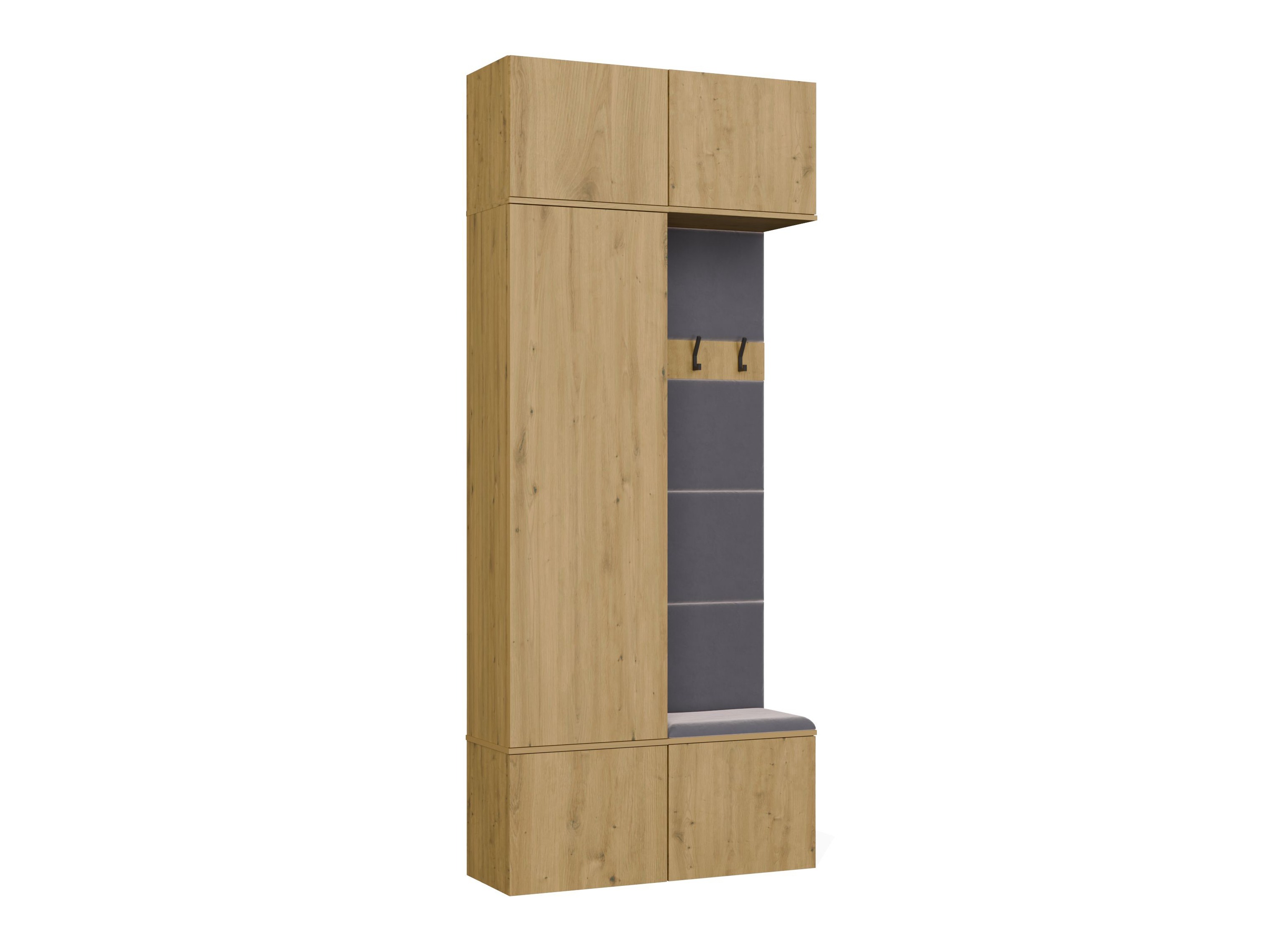 Set arredo da corridoio Domtori 100 (Rovere Artisan)