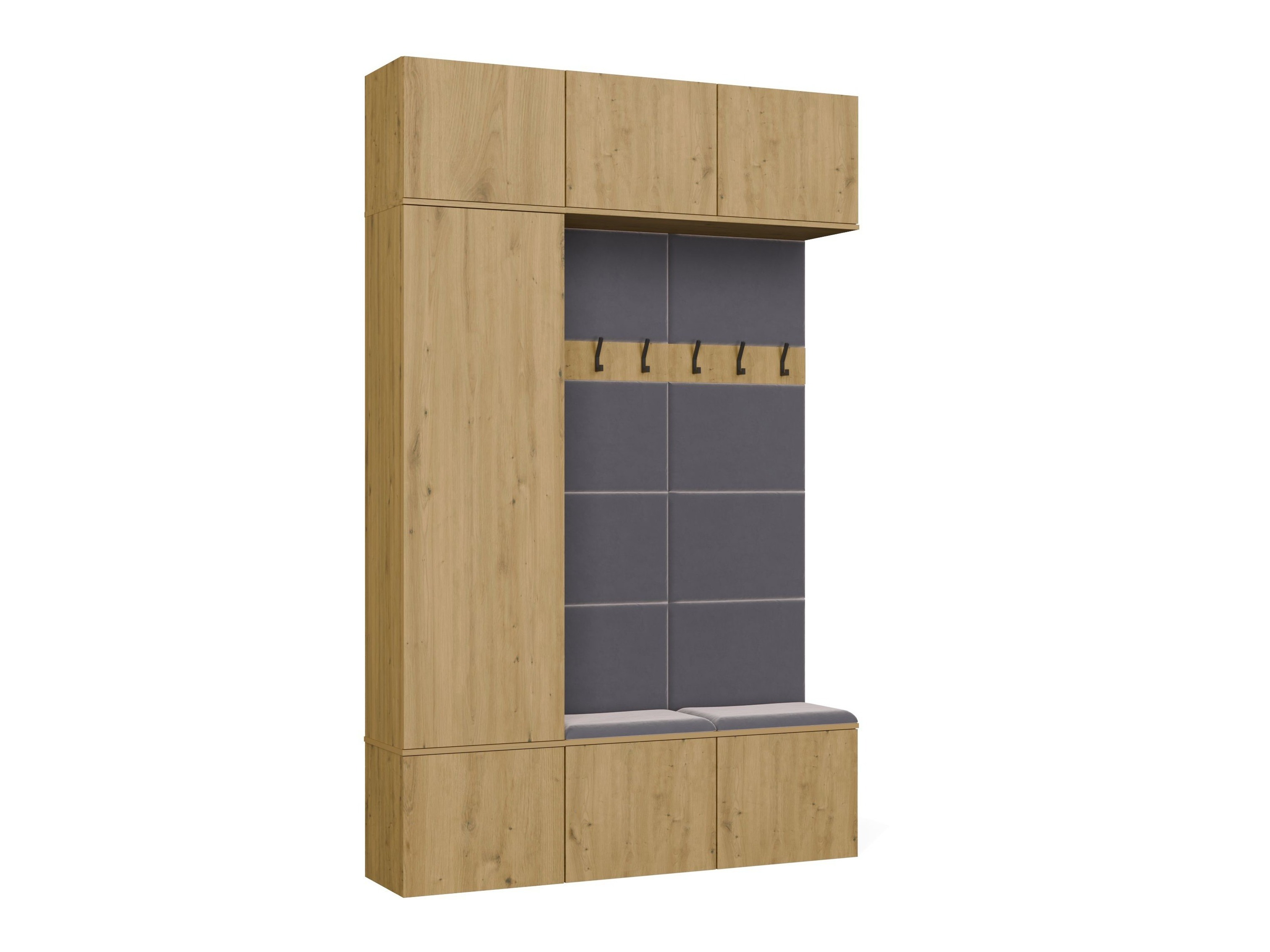 Set arredo da corridoio Domtori 112 (Rovere Artisan)