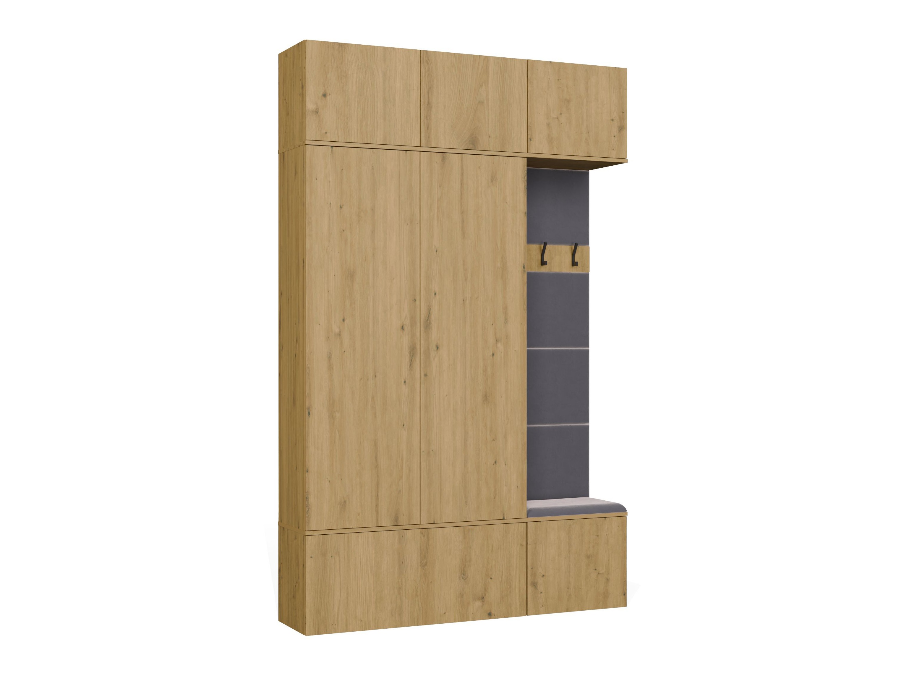 Set arredo da corridoio Domtori 113 (Rovere Artisan)