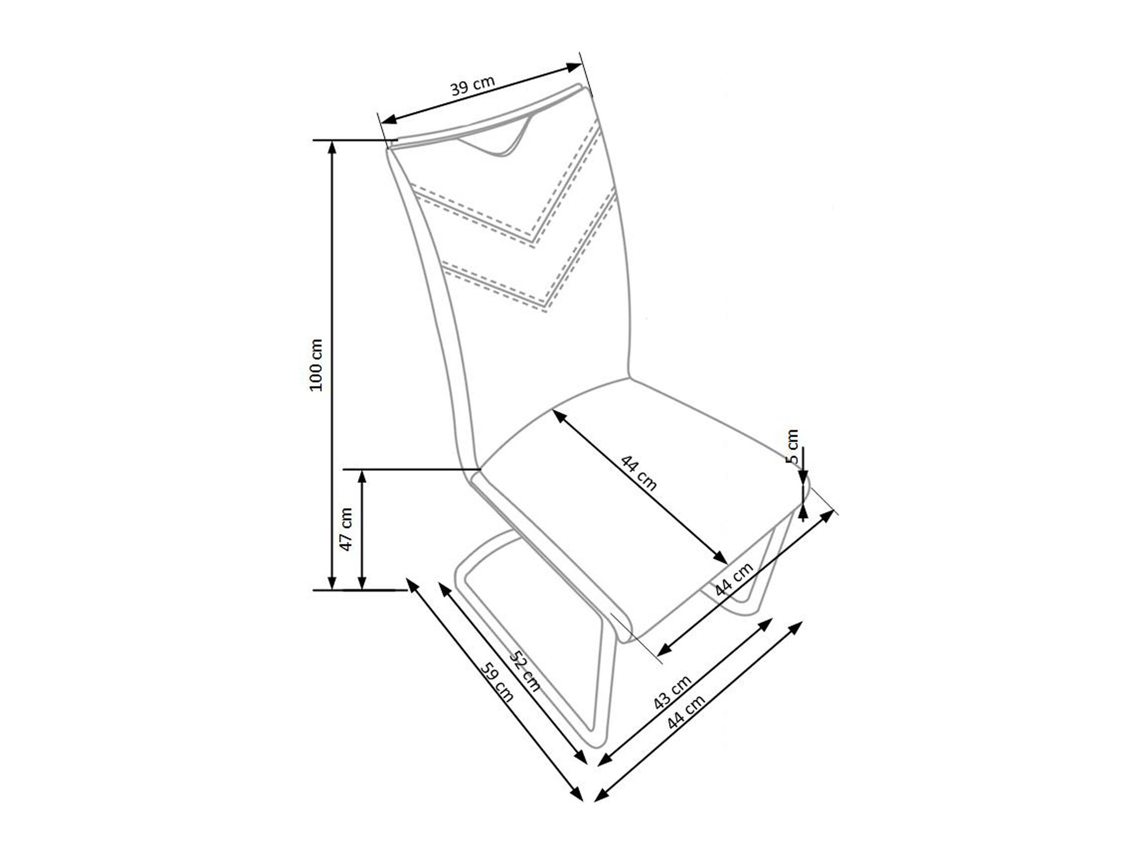 Sedia Houston 2202 (Bianco)