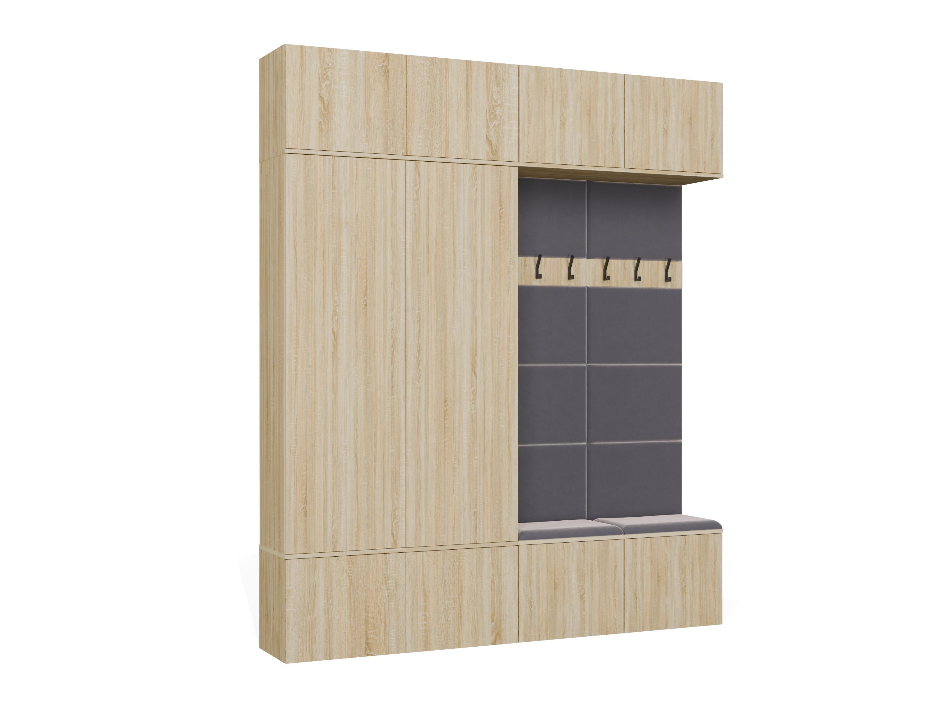 Set arredo da corridoio Domtori 114 (Sonoma quercia)