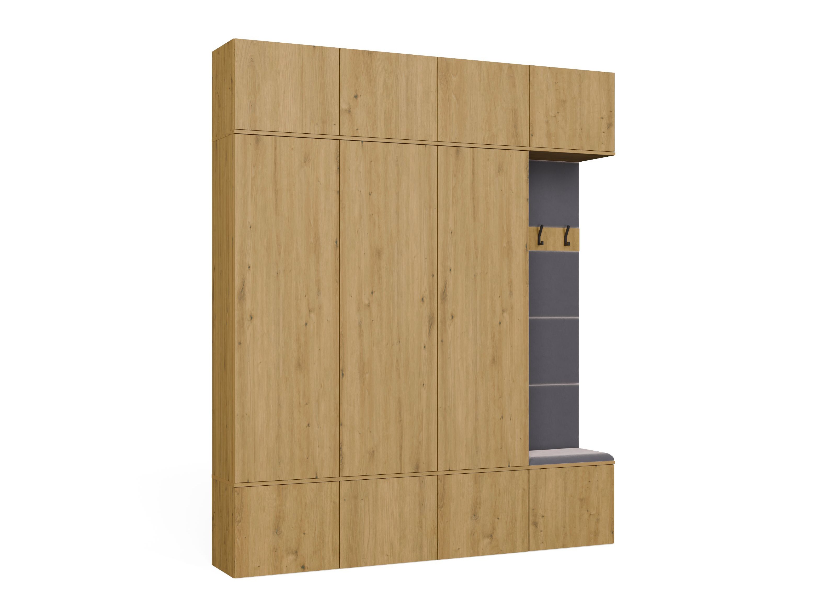 Set arredo da corridoio Domtori 115 (Rovere Artisan)