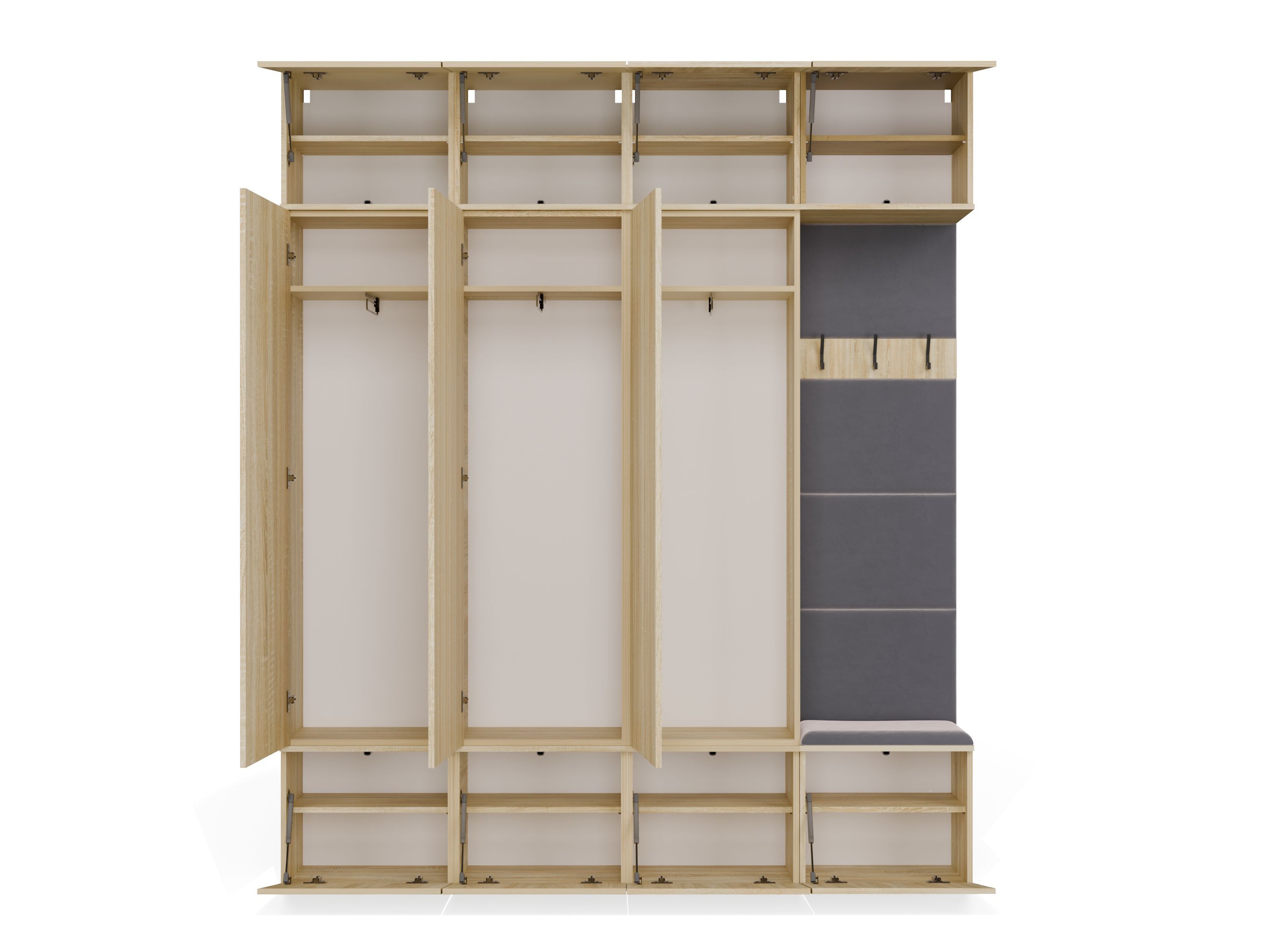 Set arredo da corridoio Domtori 115 (Sonoma quercia)