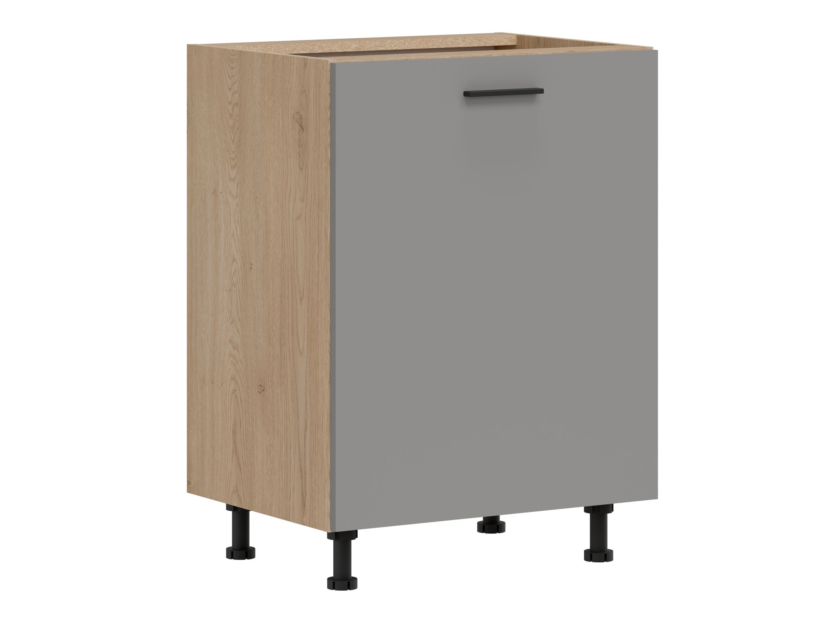Mobile lavabo componibile con ante Ati Grey Artisan 103