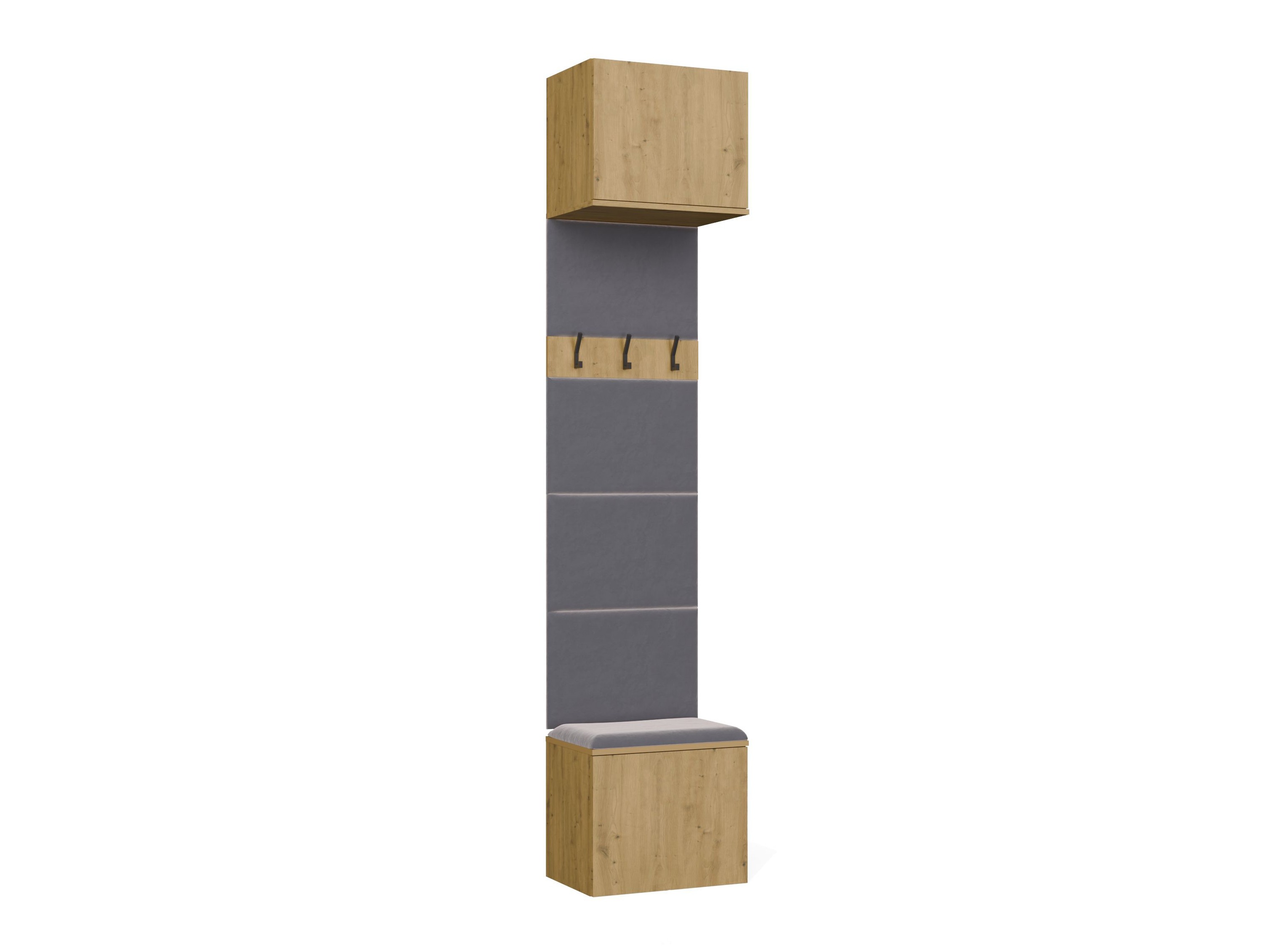 Set arredo da corridoio Domtori 117 (Rovere Artisan)