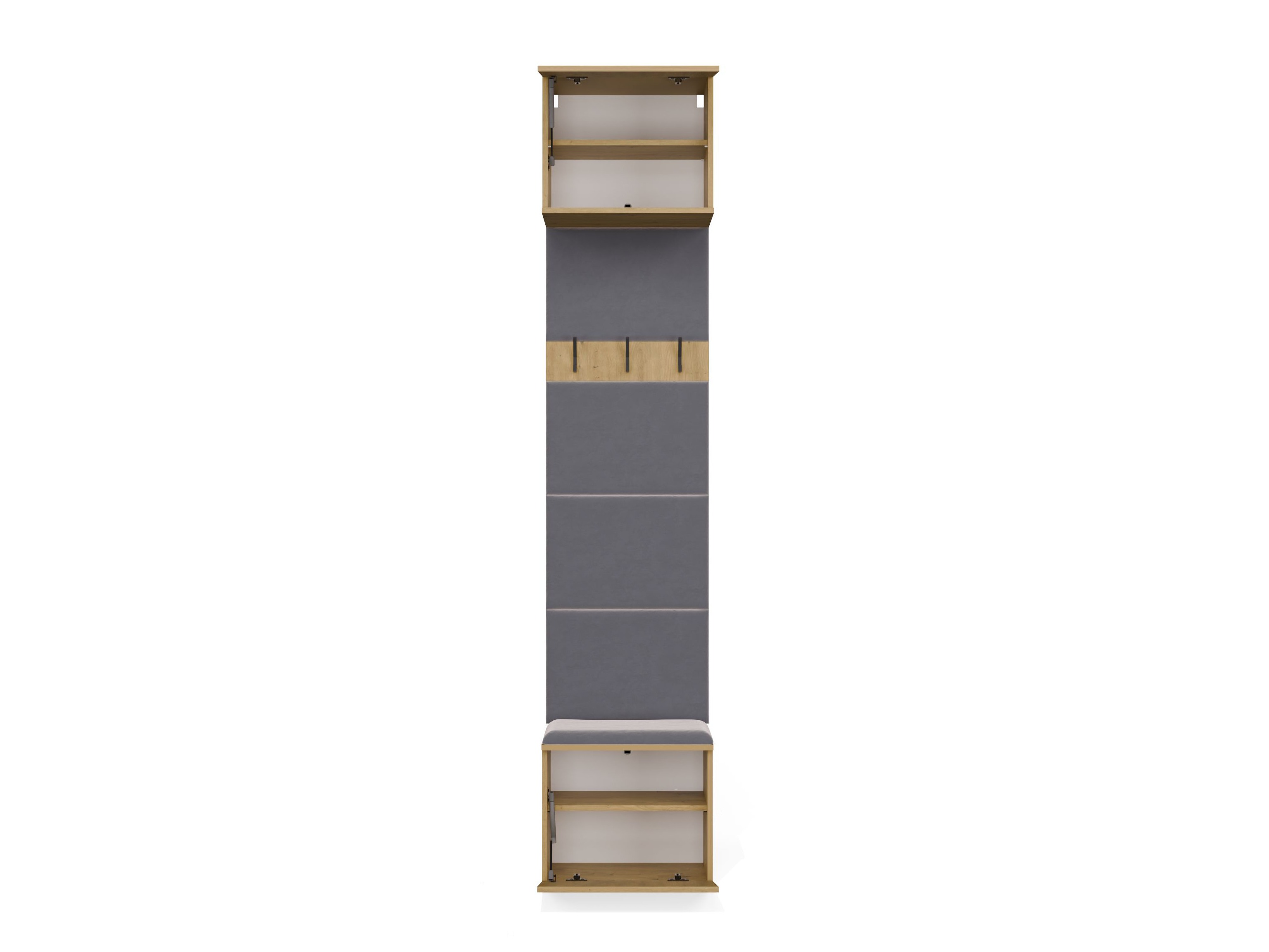 Set arredo da corridoio Domtori 117 (Rovere Artisan)