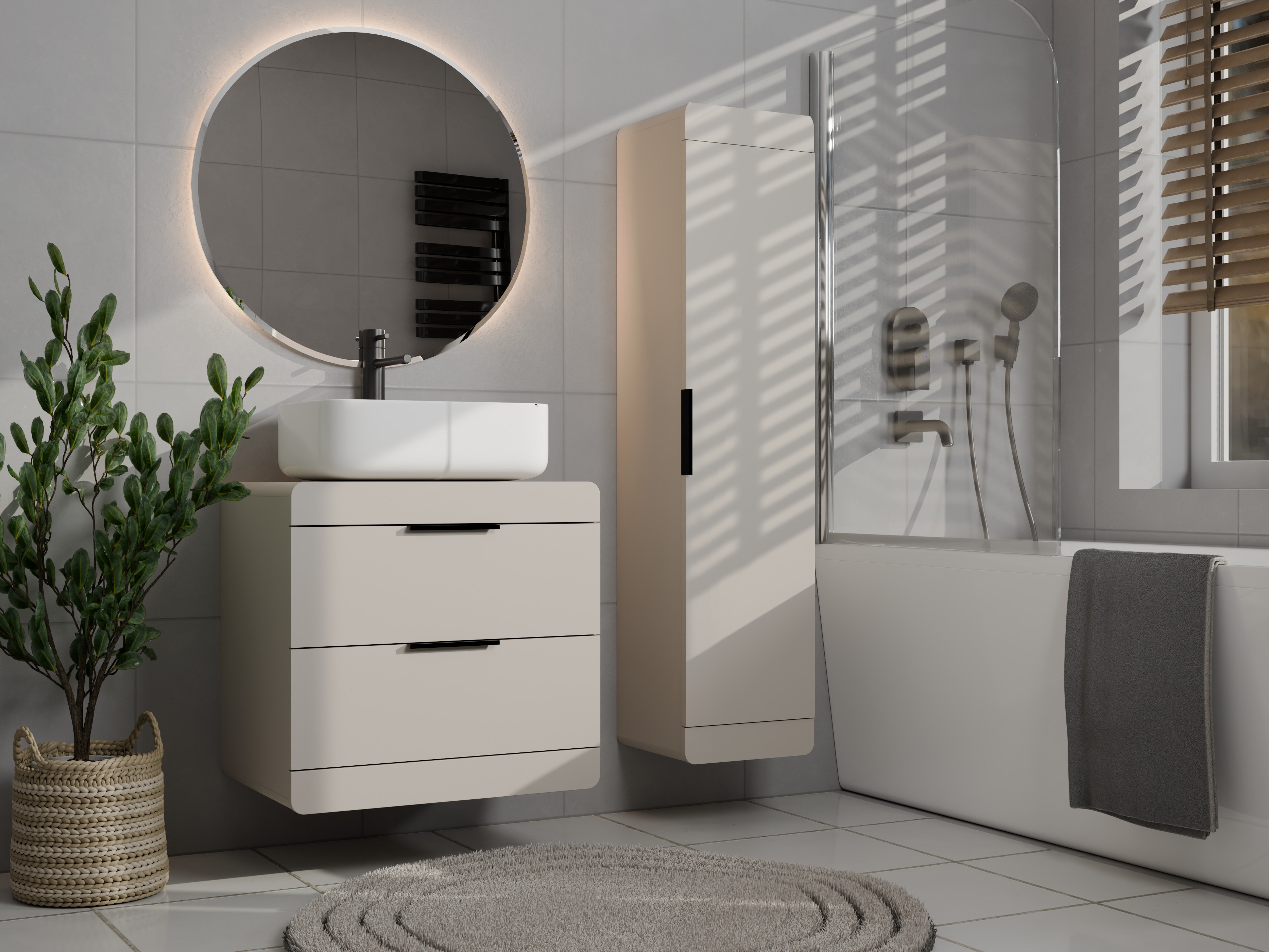Comodino da bagno per lavandino Mandeville 391