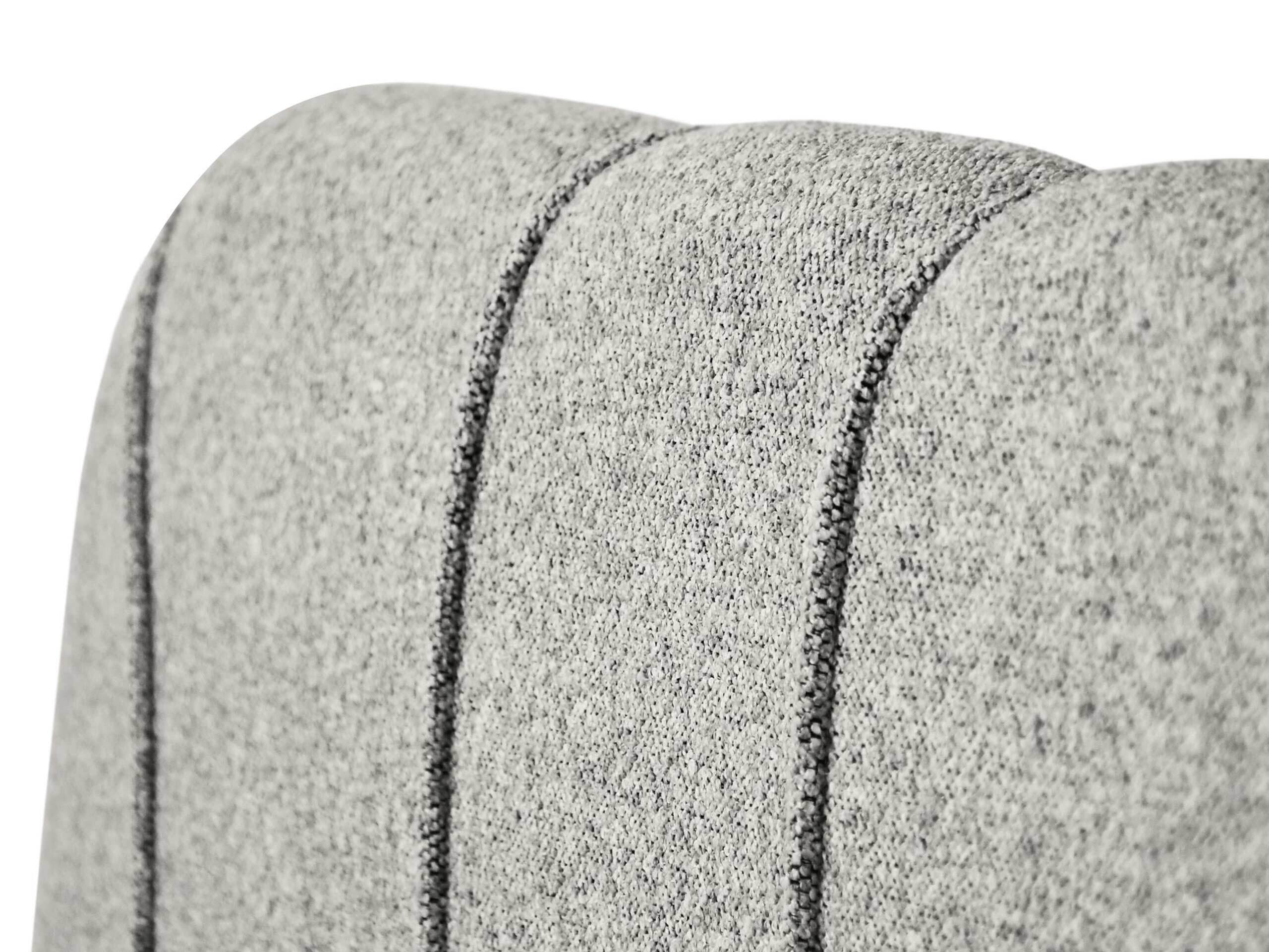 Letto continentale Norman 127 (Grigio)