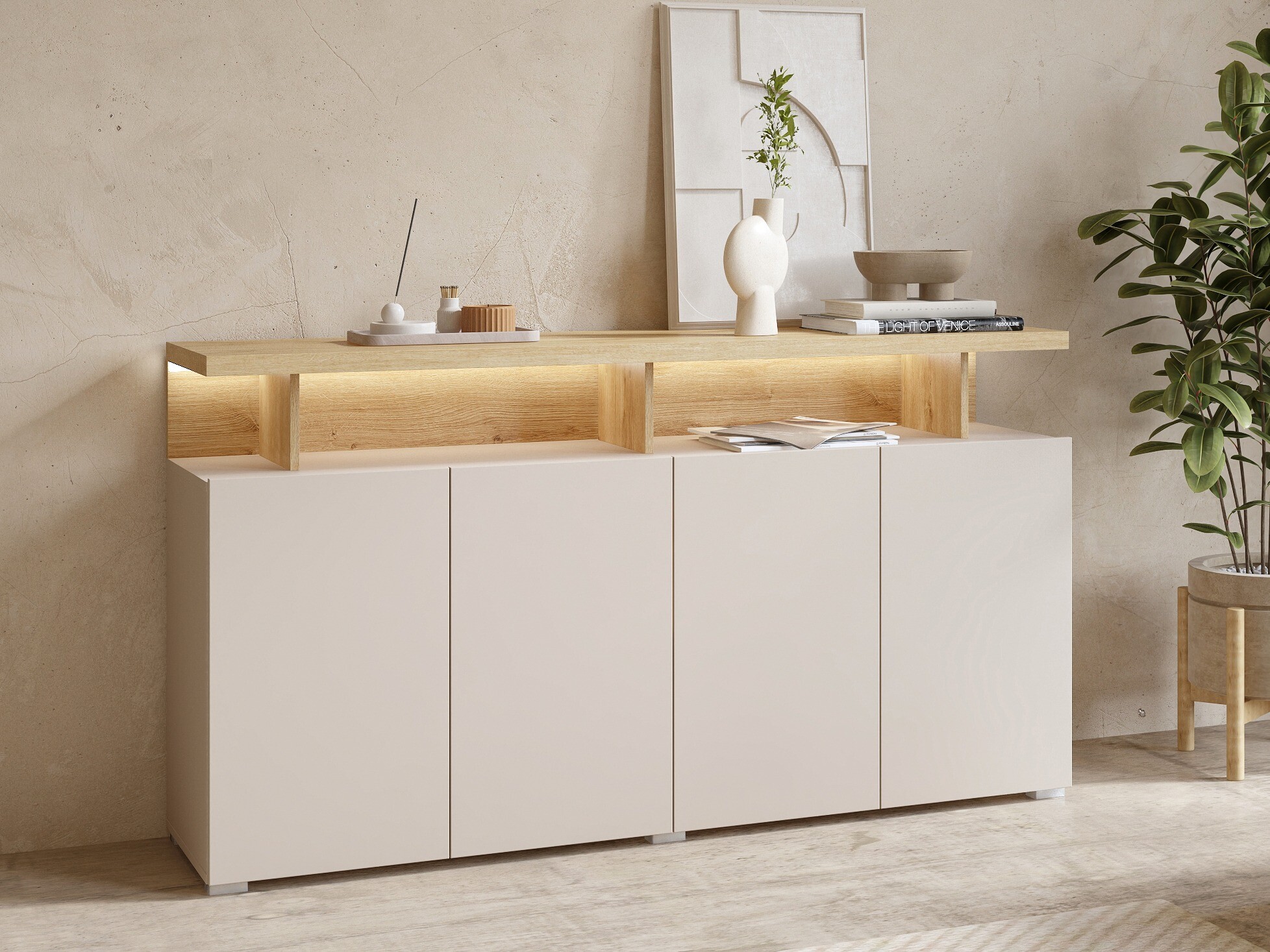 Madia Virvele 100 (Cachemire + Rovere chiaro)