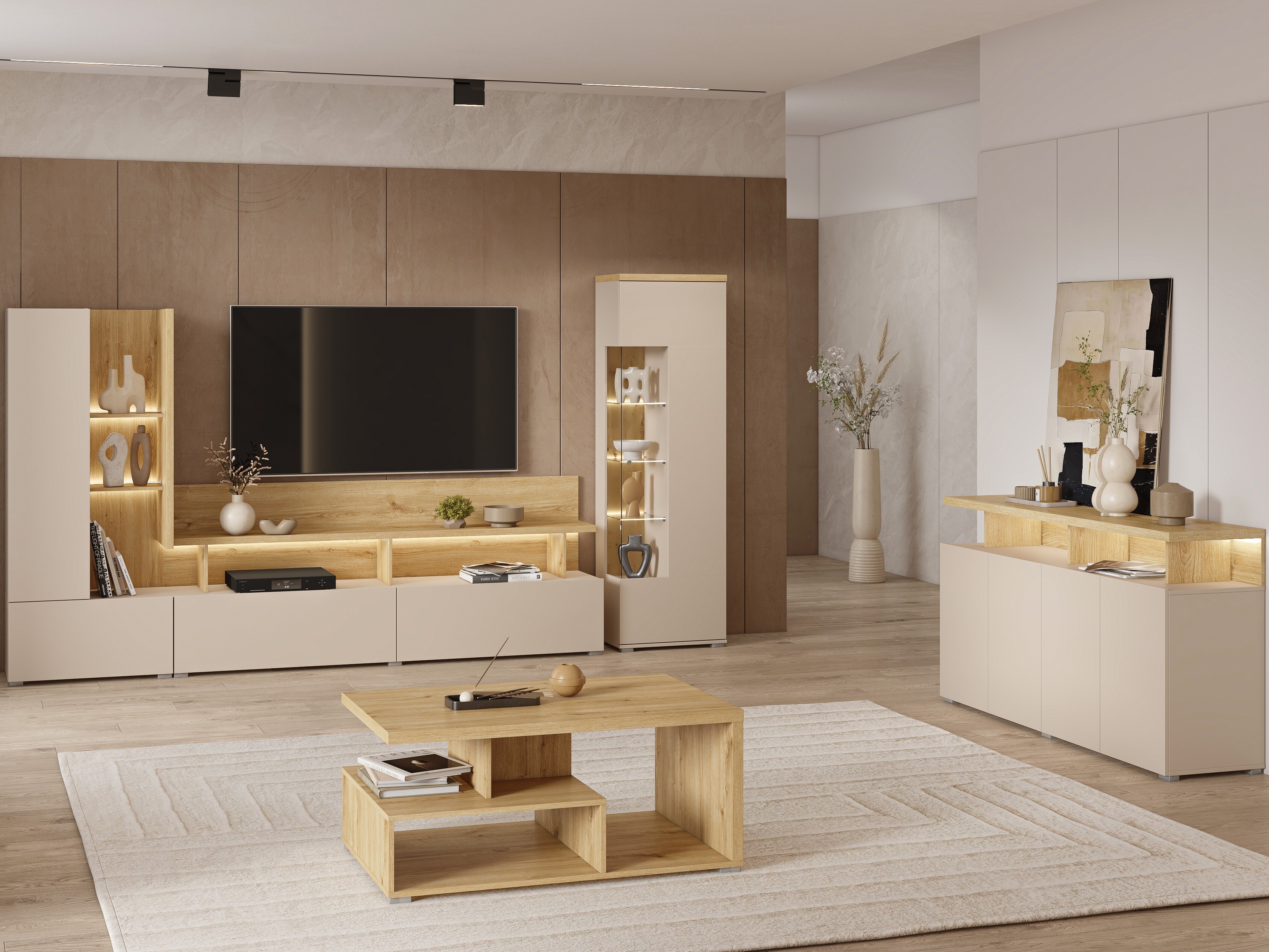 Madia Virvele 100 (Cachemire + Rovere chiaro)