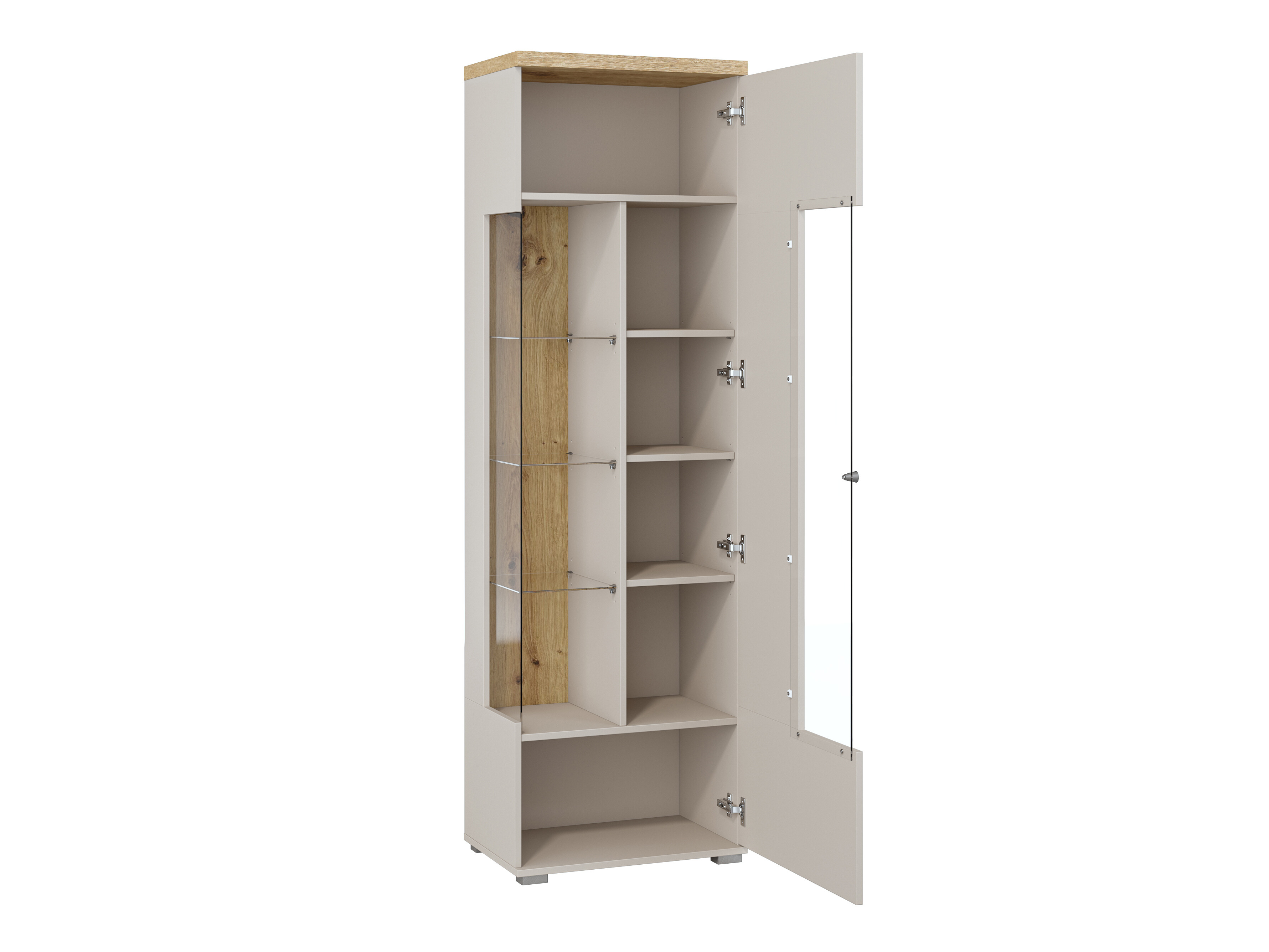 Scaffale Virvele 102 (Cachemire + Rovere chiaro)