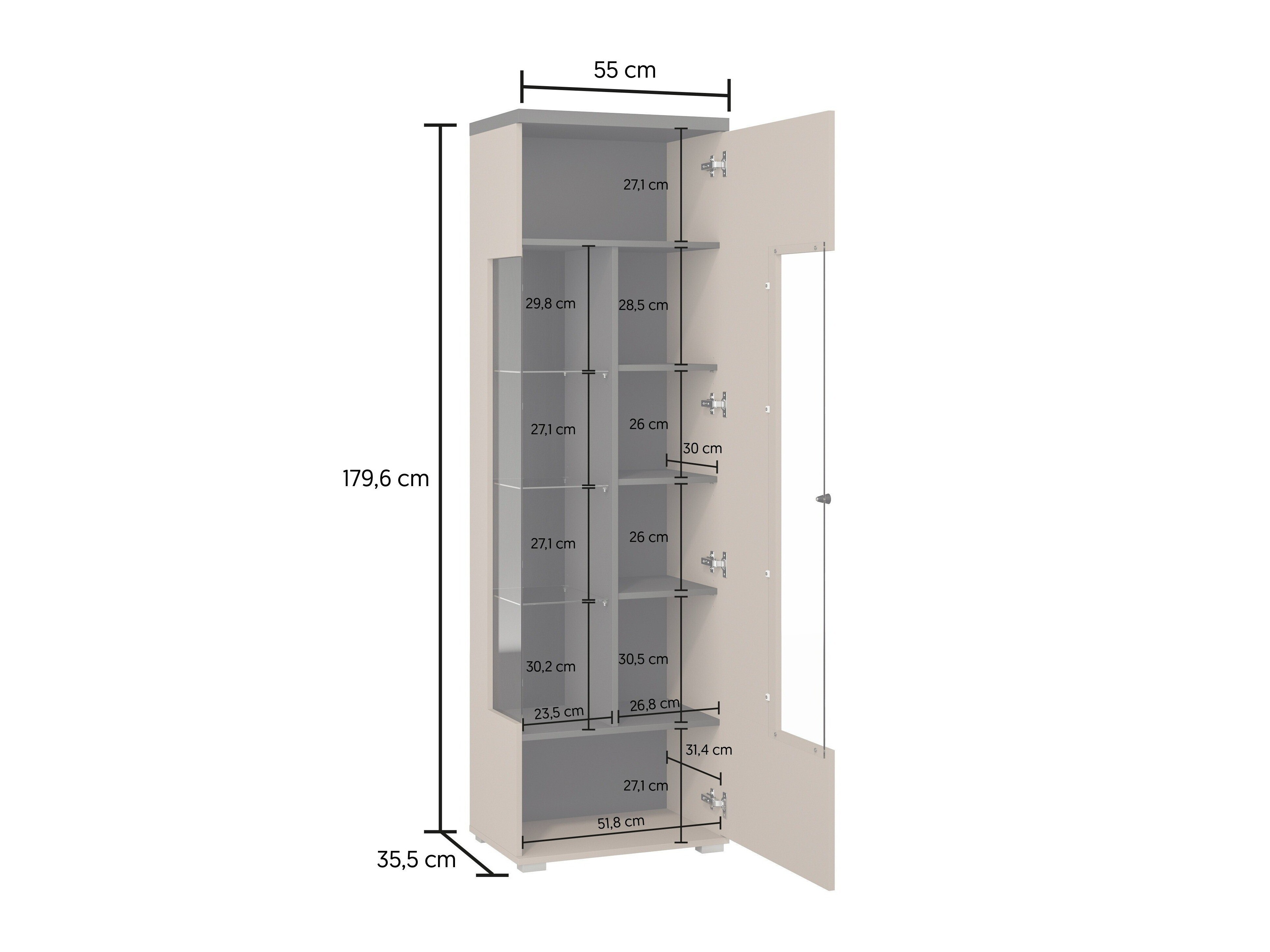 Scaffale Virvele 102 (Congo + Antracite)