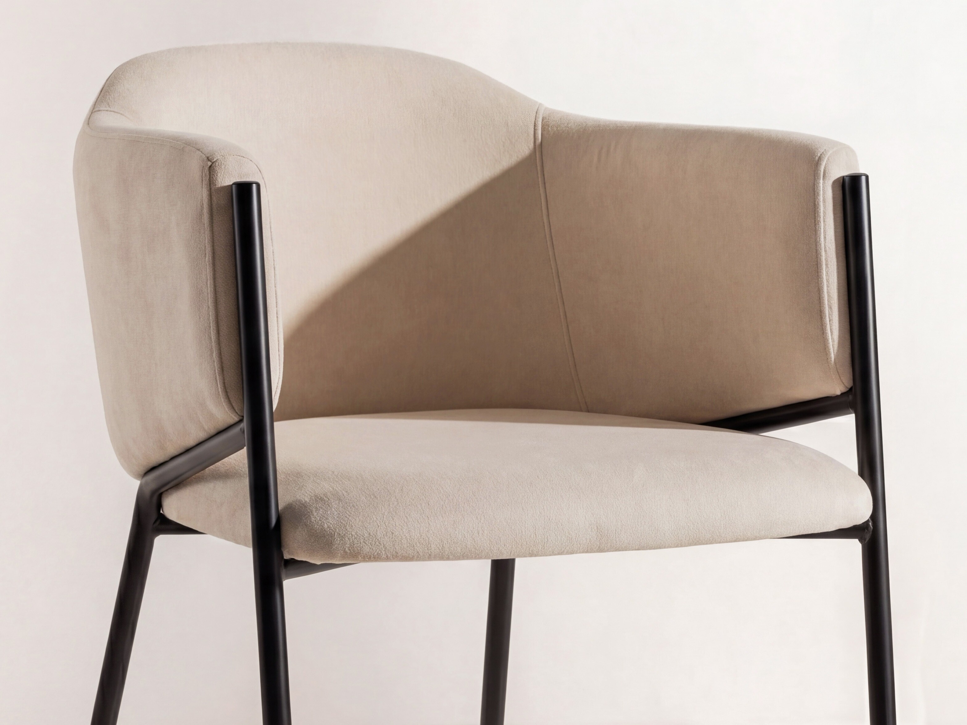 Sedia Dallas 5354 (Beige + Nero)