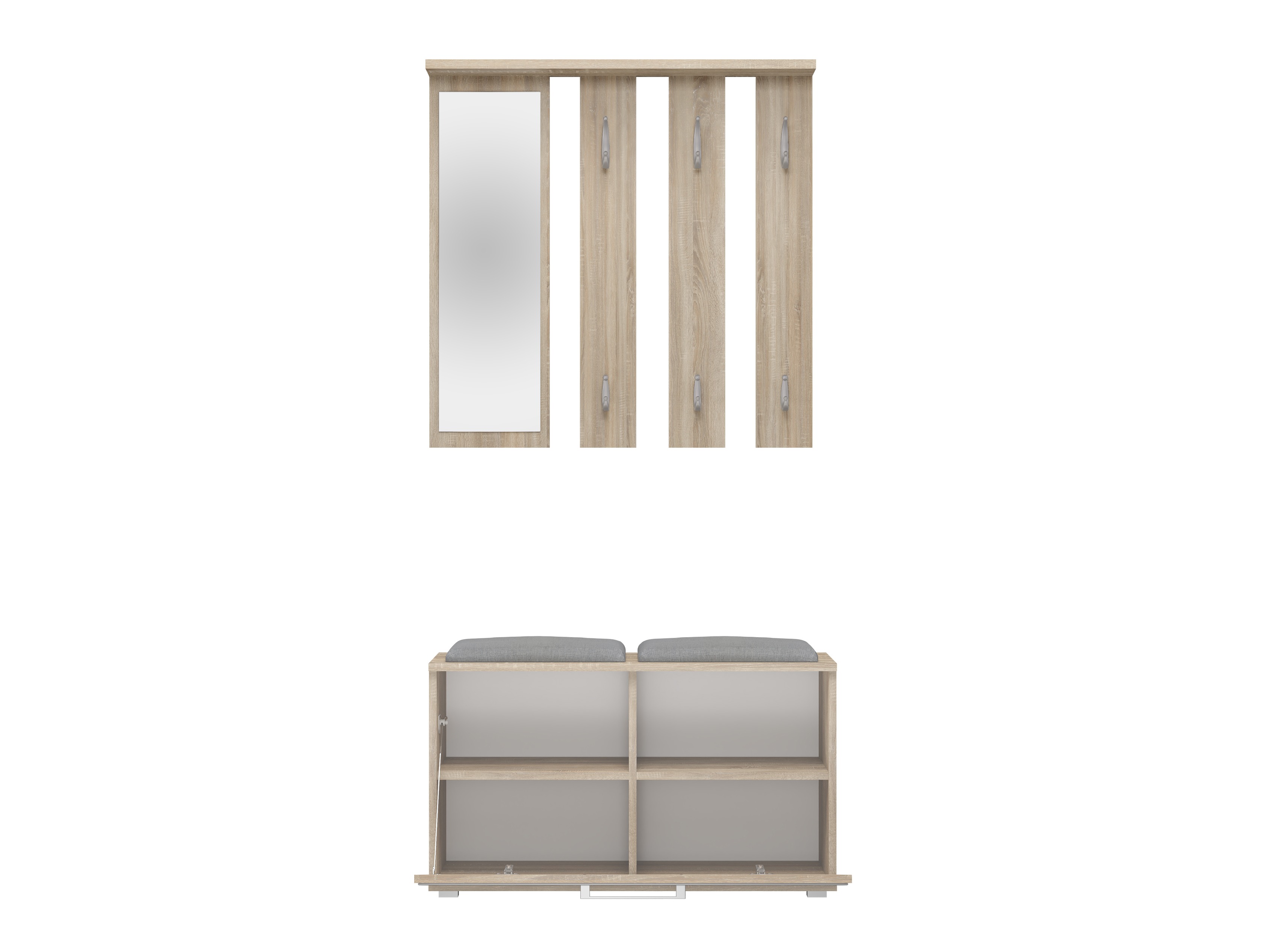 Set arredo da corridoio Mandeville 396 (Sonoma quercia)