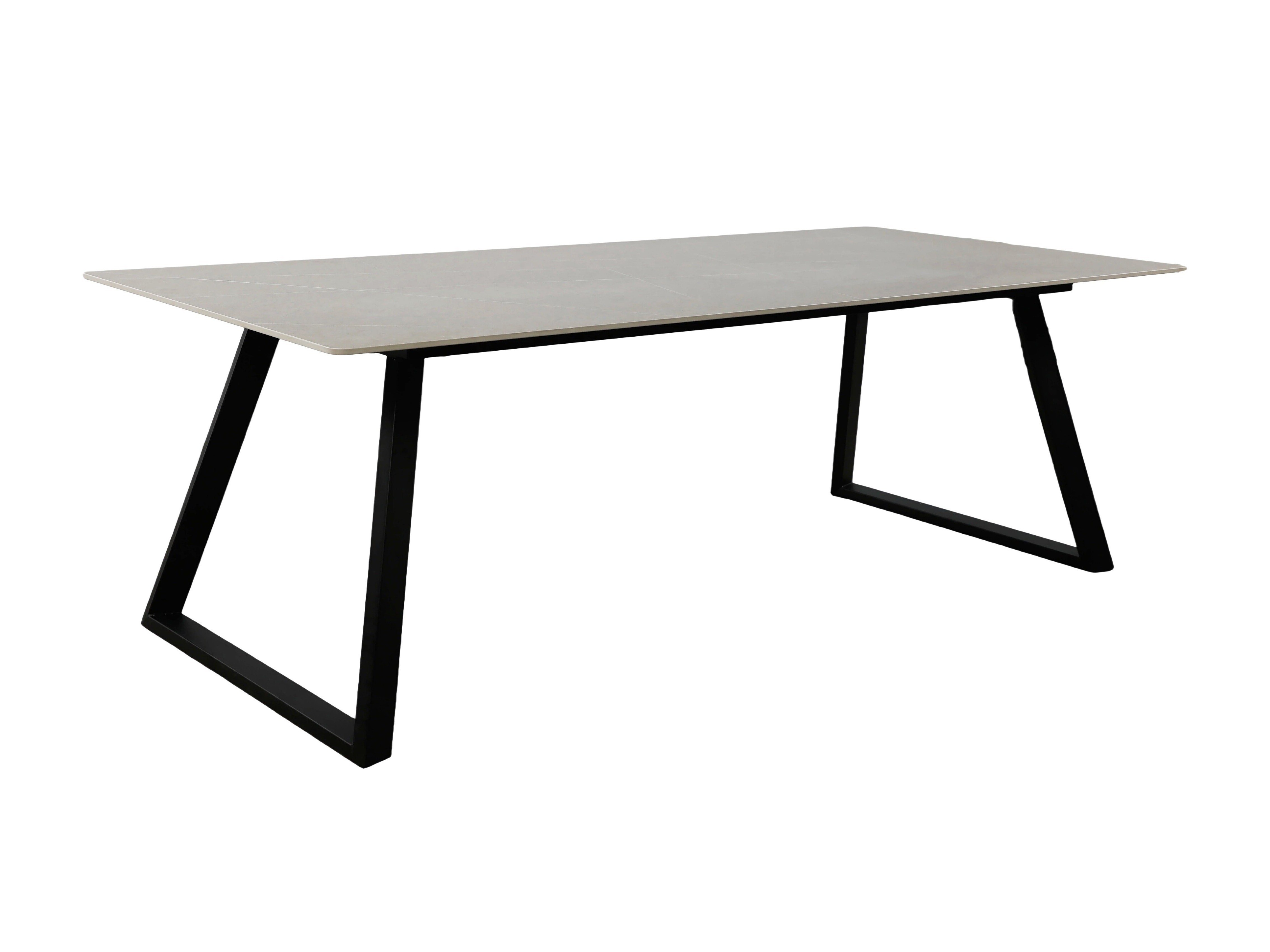 Tavolo Dallas 5355 (Grigio scuro + Nero)