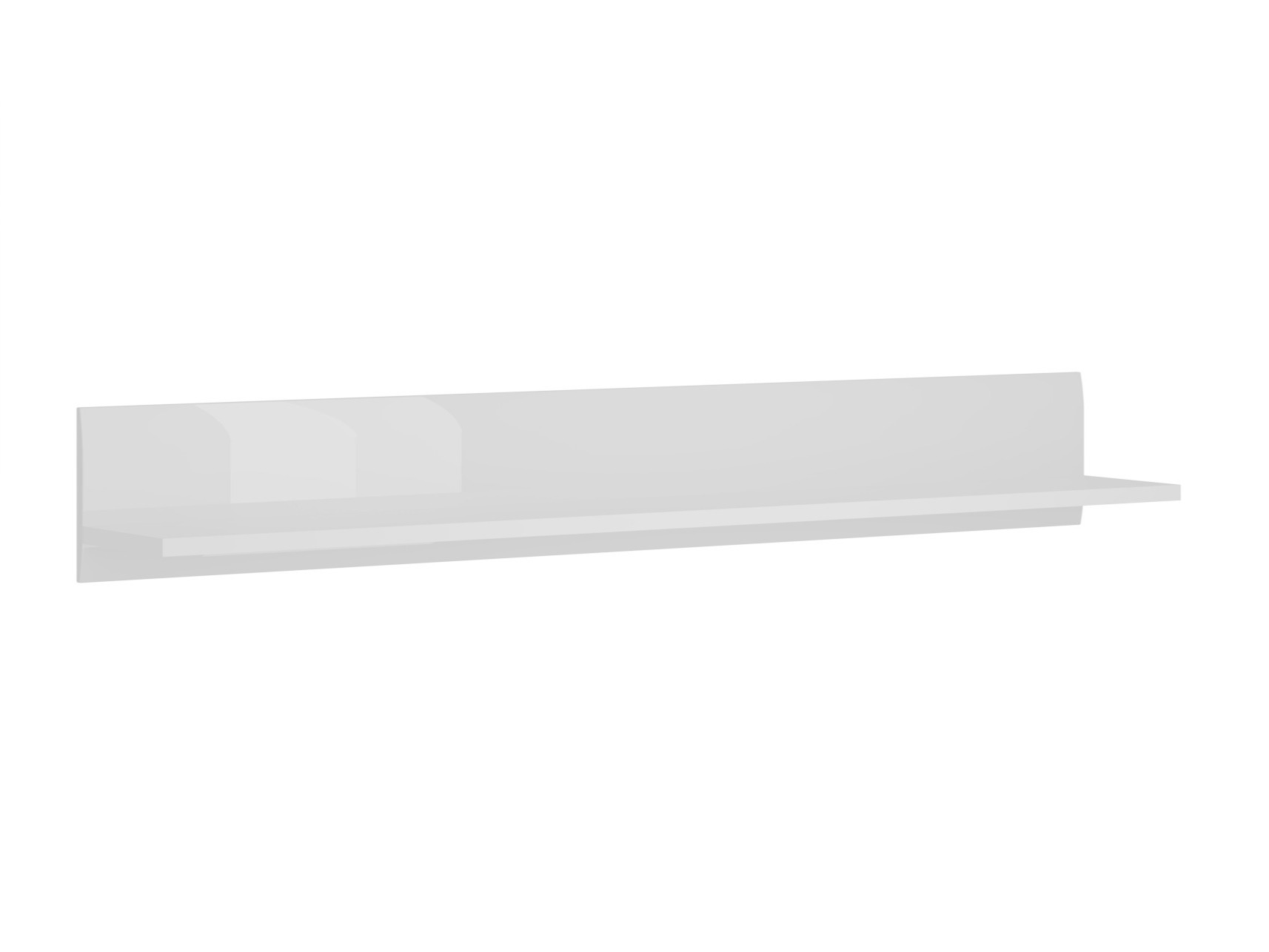 Parete attrezzata Ophsalu 111 (Bianco + Bianco lucido)