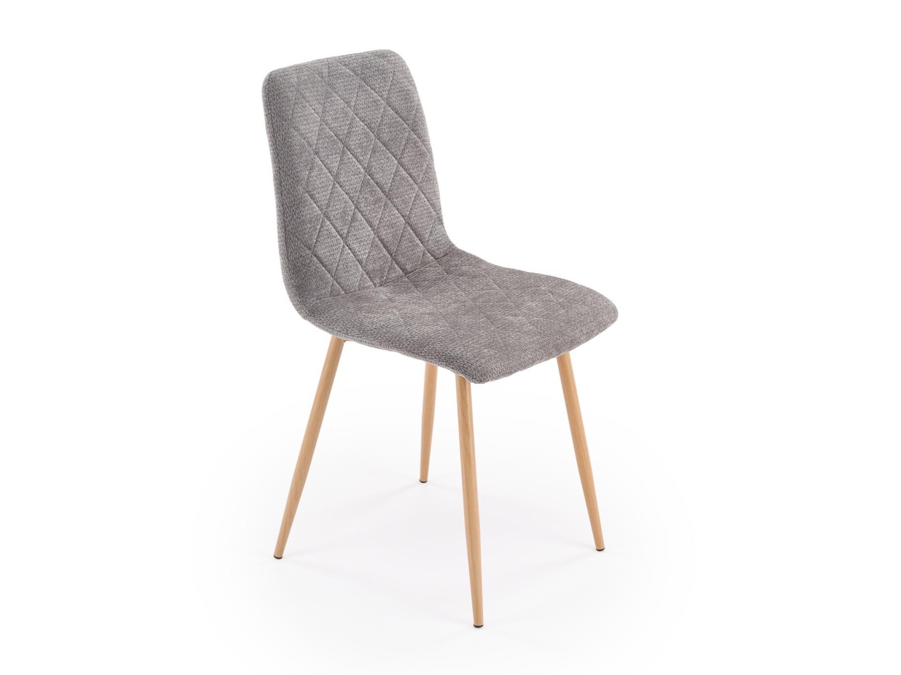 Sedia Houston 1731 (Grigio + Luminoso legno)