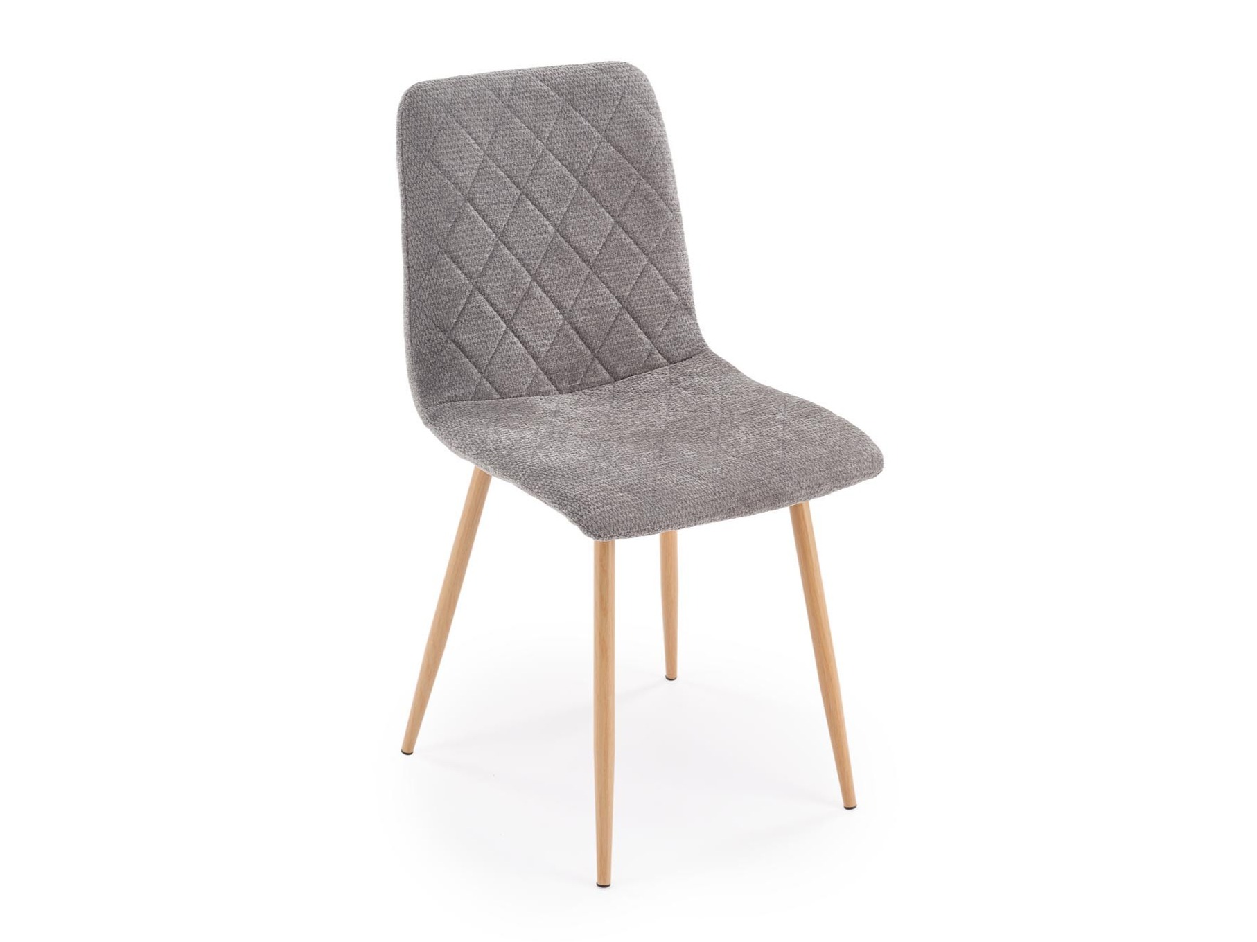 Sedia Houston 1731 (Grigio + Luminoso legno)