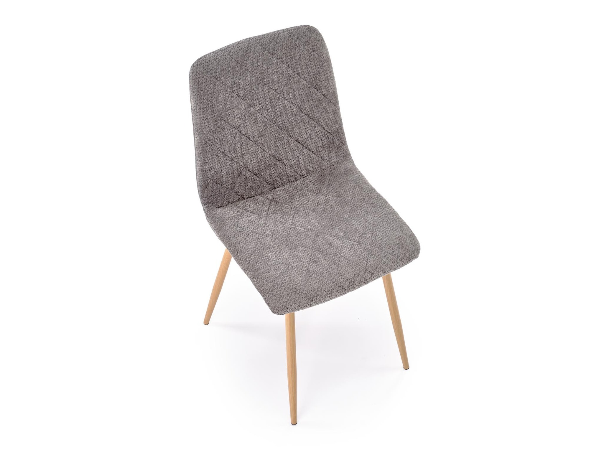 Sedia Houston 1731 (Grigio + Luminoso legno)