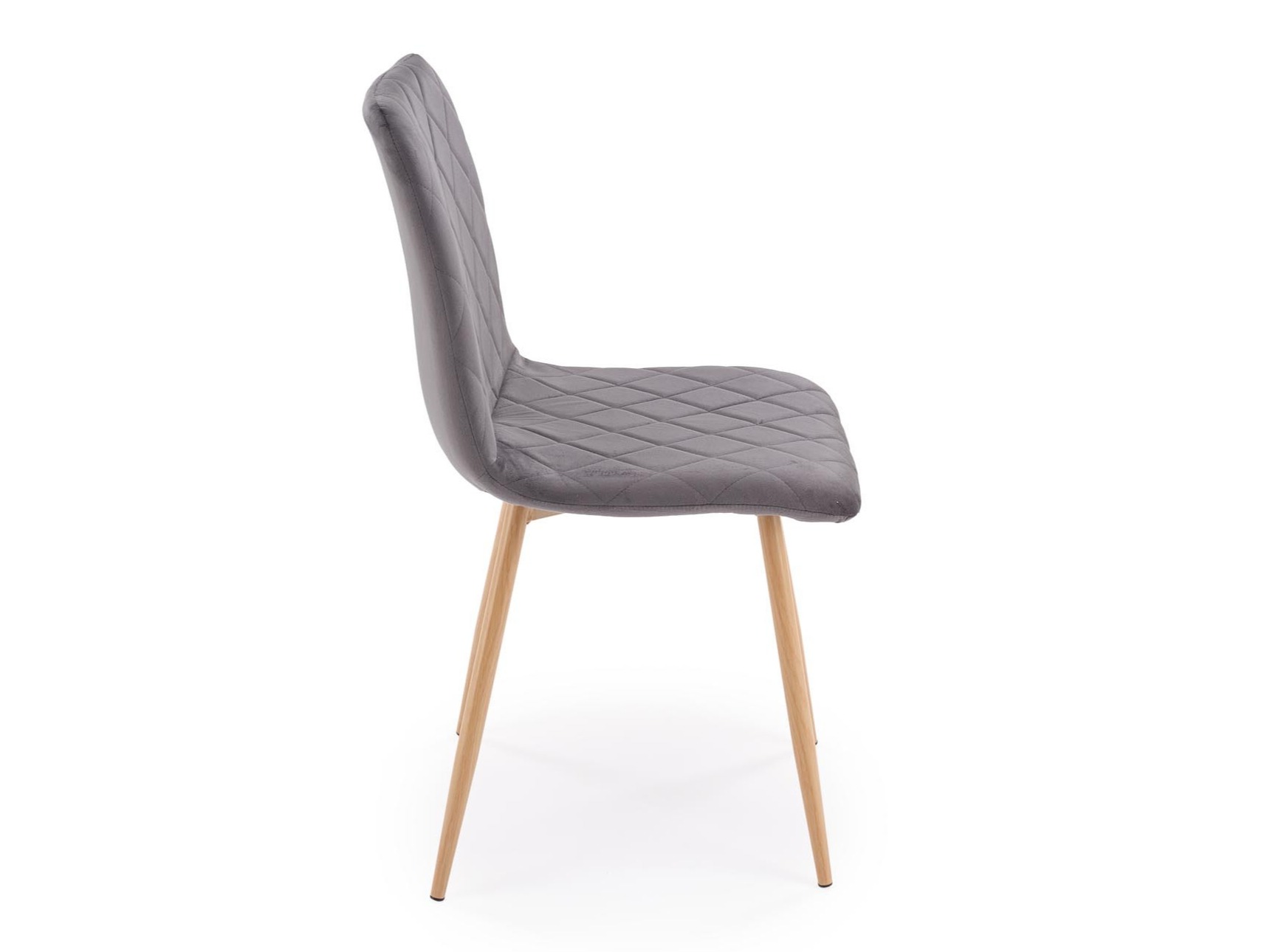 Sedia Houston 1731 (Grigio scuro + Luminoso legno)
