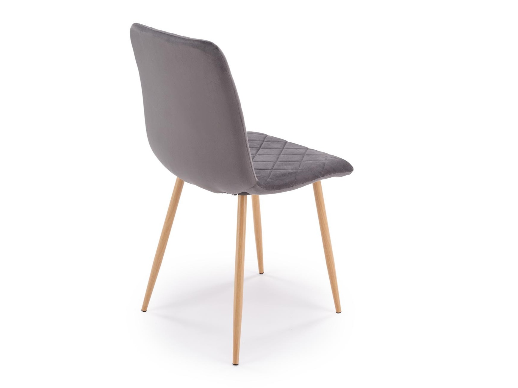 Sedia Houston 1731 (Grigio scuro + Luminoso legno)