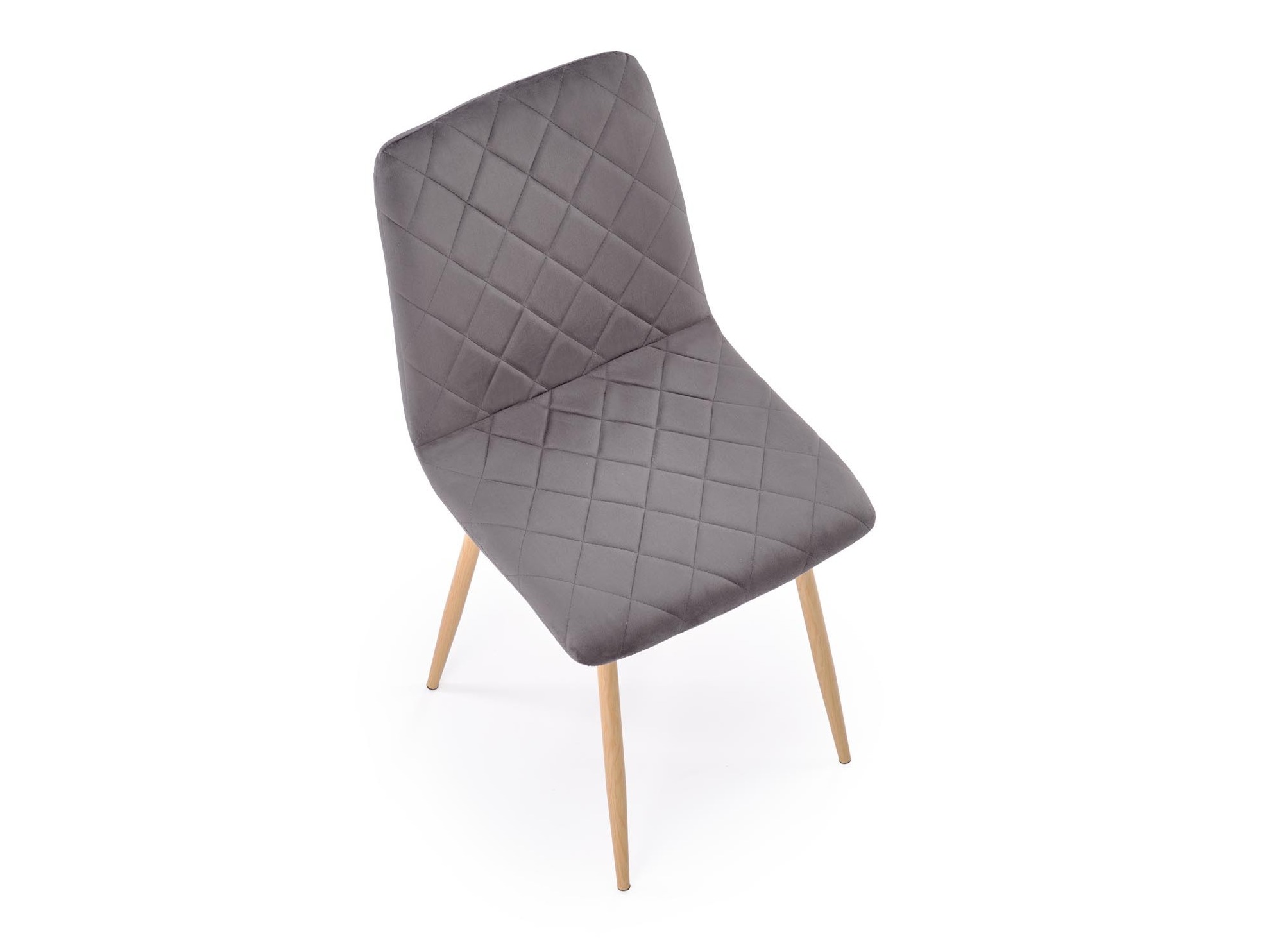 Sedia Houston 1731 (Grigio scuro + Luminoso legno)
