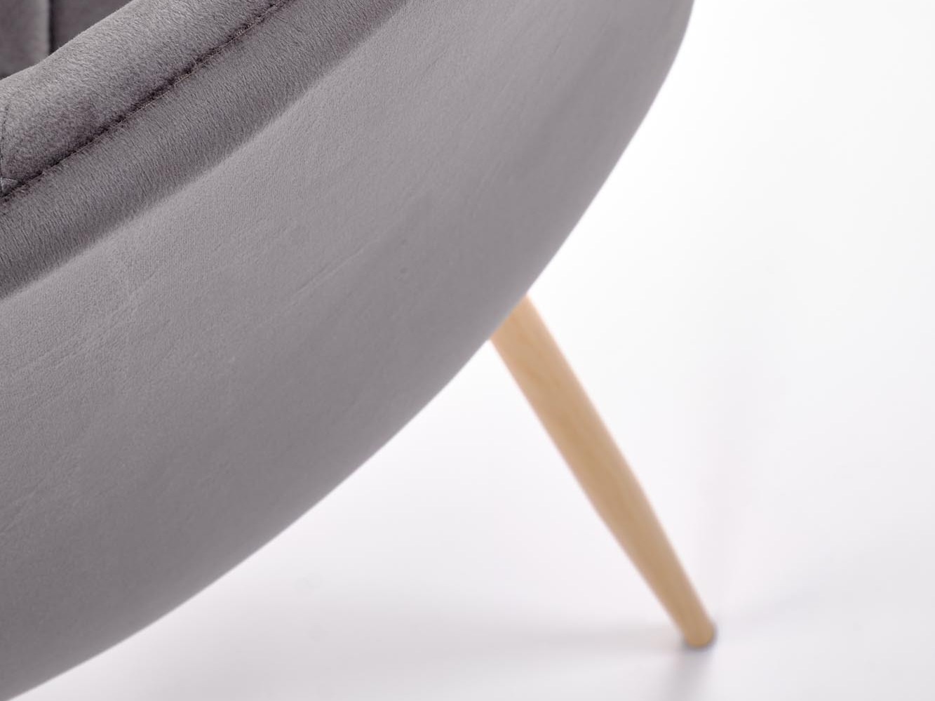 Sedia Houston 1731 (Grigio scuro + Luminoso legno)