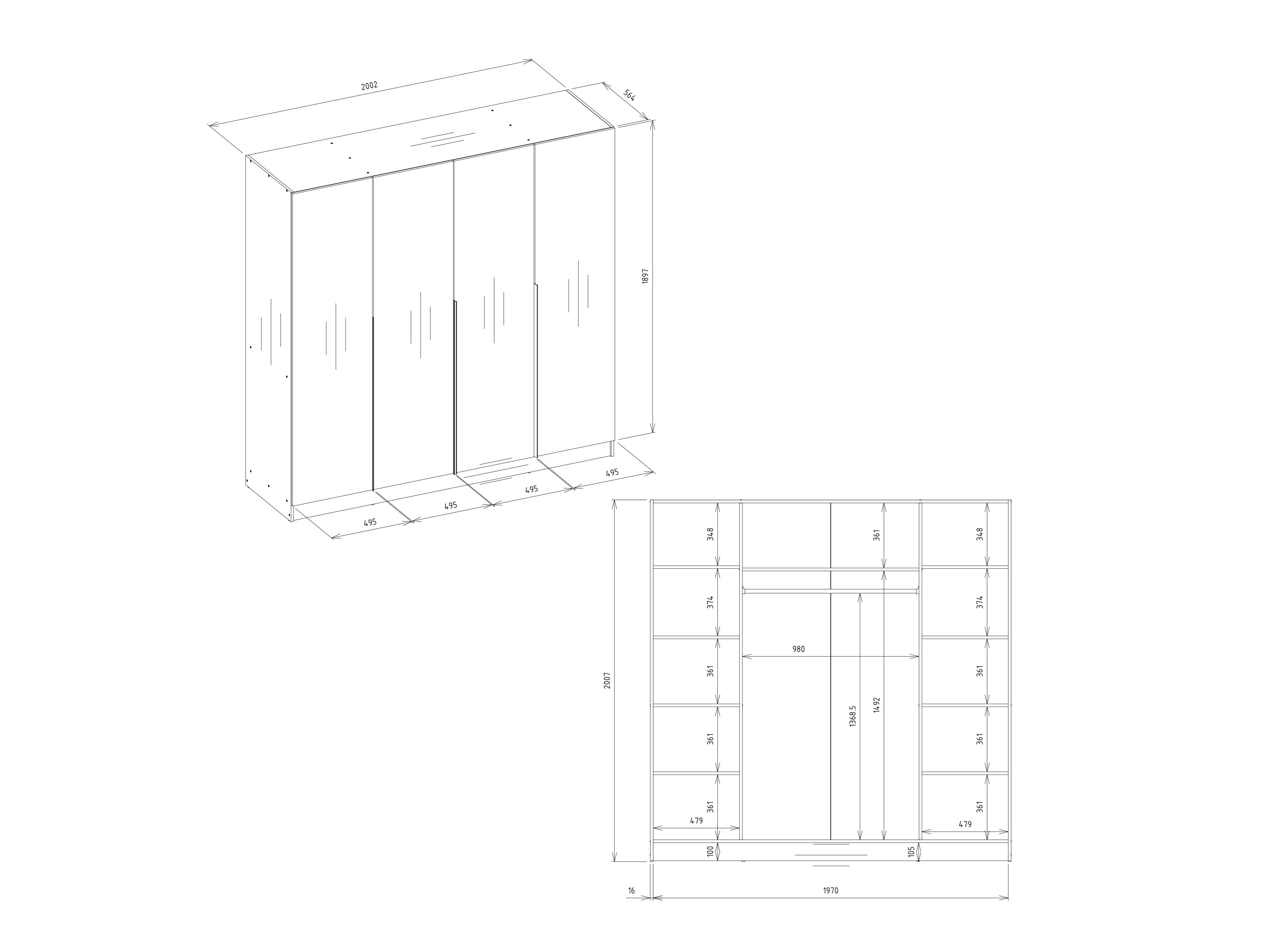 Armadio Mandeville 400