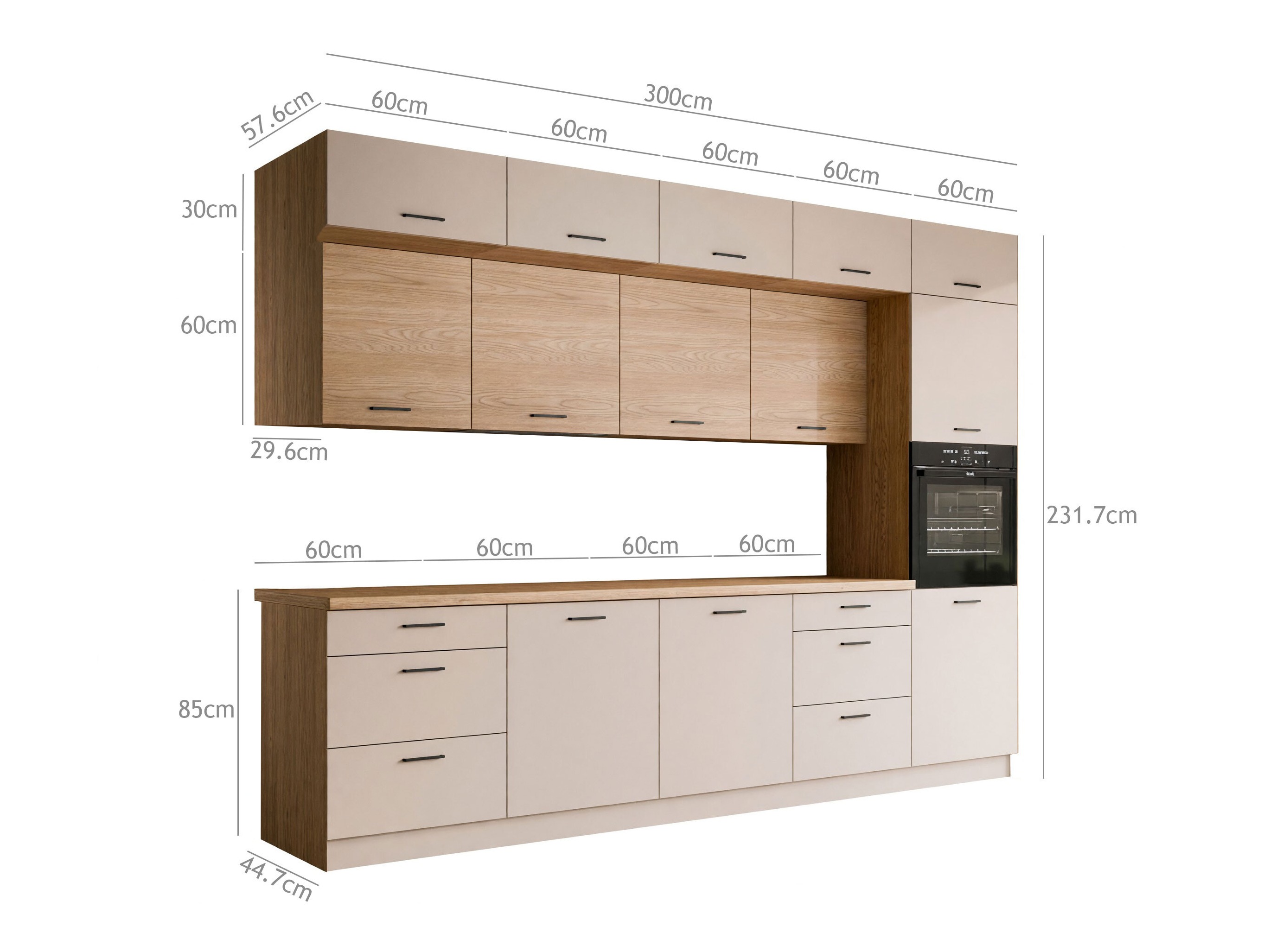 Set da cucina modulare Ati Torro 141