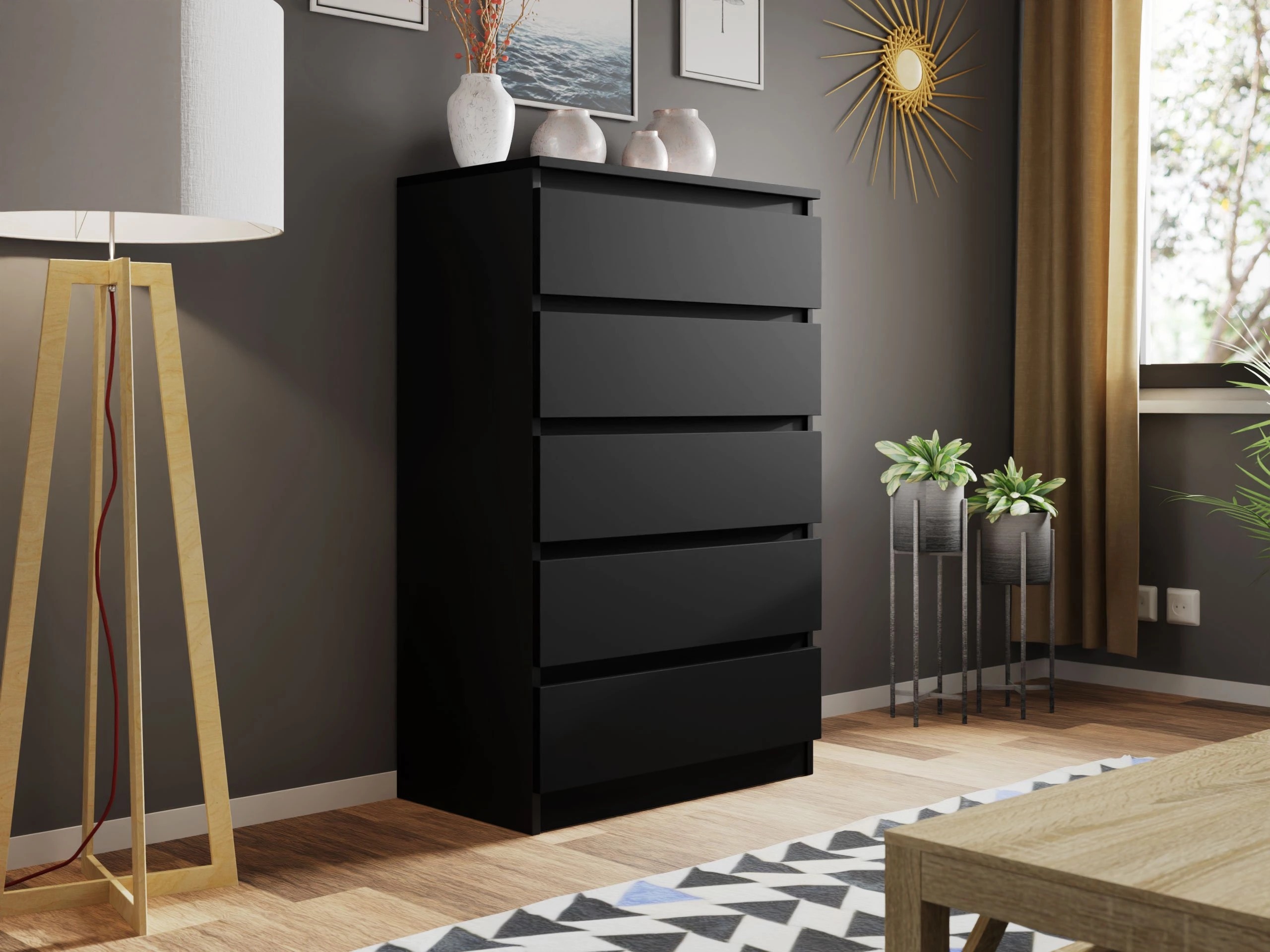 Cassettiera Comfivo Structor IV (Nero)
