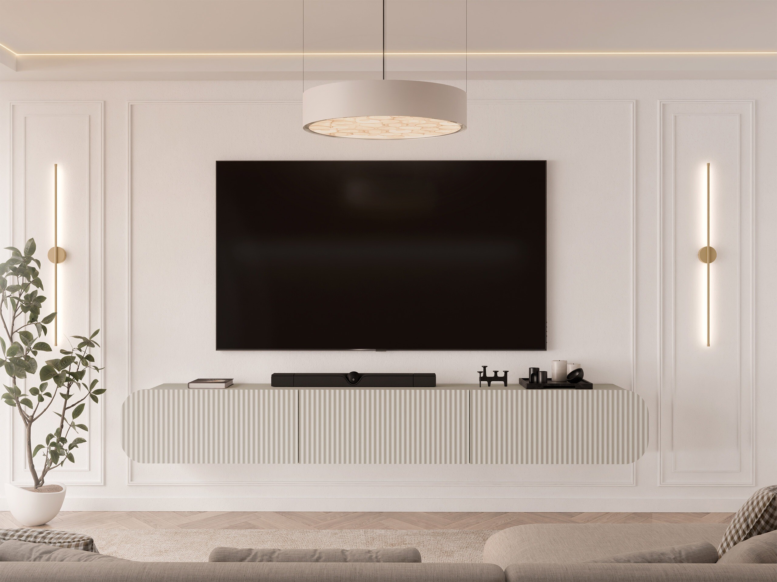 Mobile porta TV Comfivo Amorus (Beige)