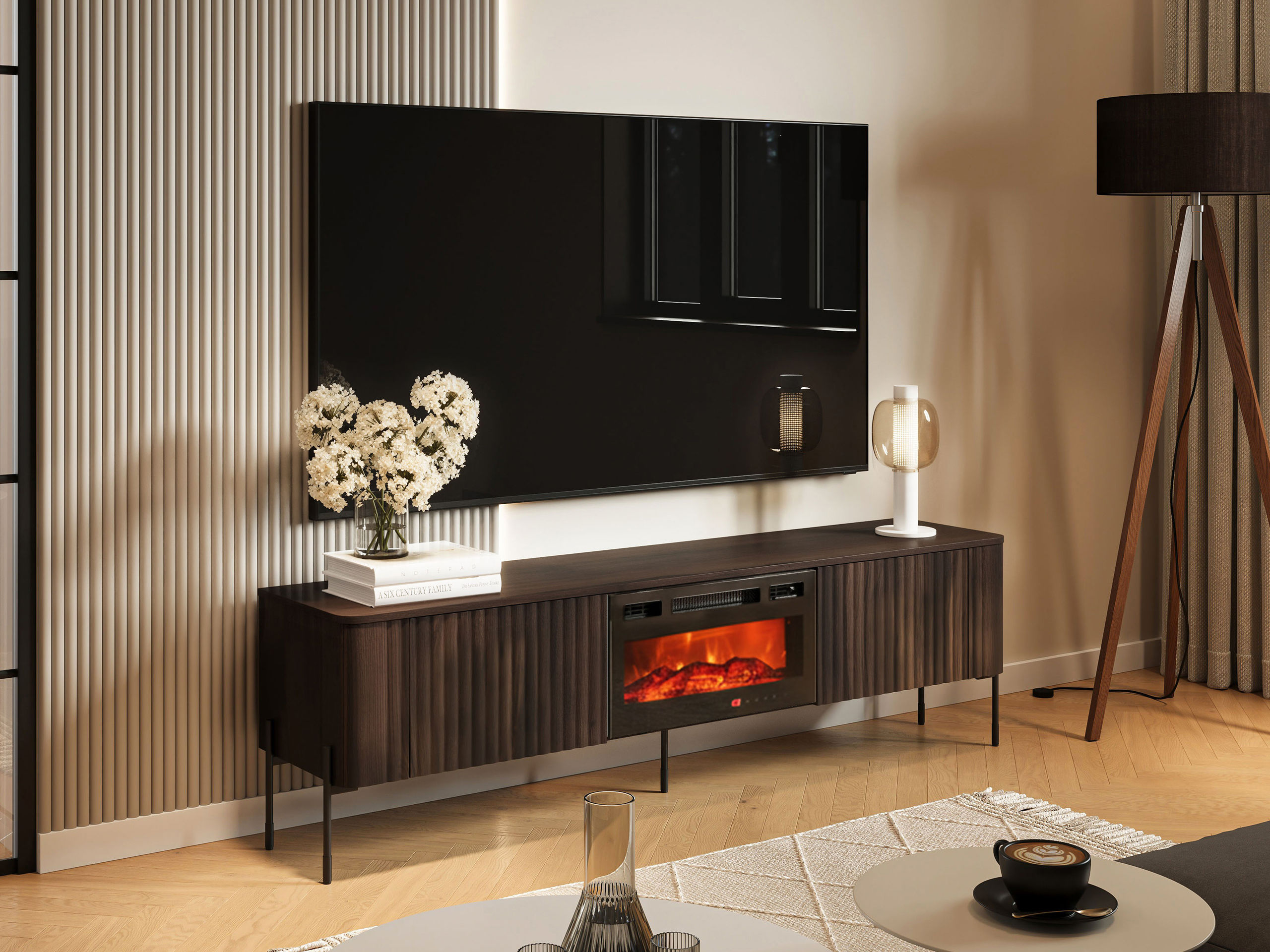 Mobile porta TV Mavnue 105 (Rovere moro)