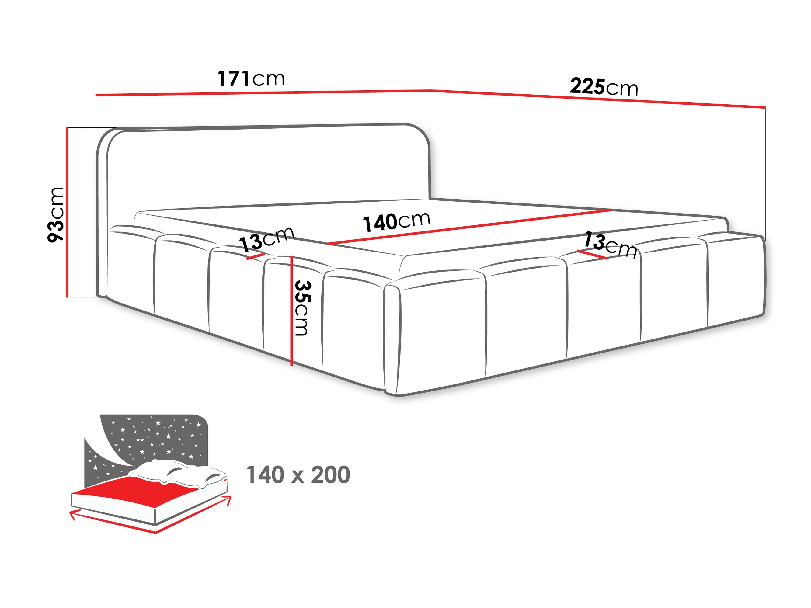 Letto TrendyNest Orata (Lambi 01)