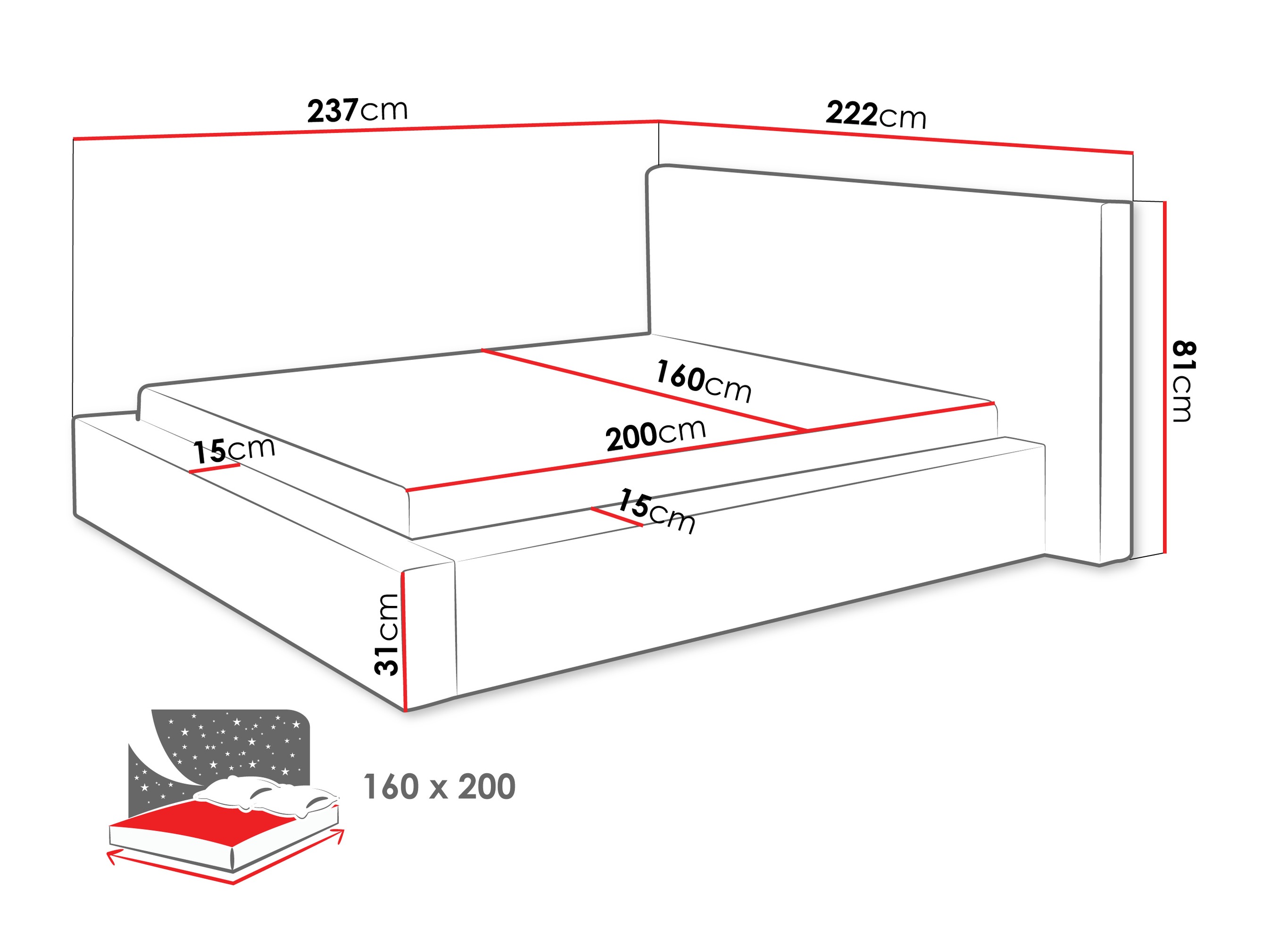 Letto TrendyNest 136 (Margo 227.09)