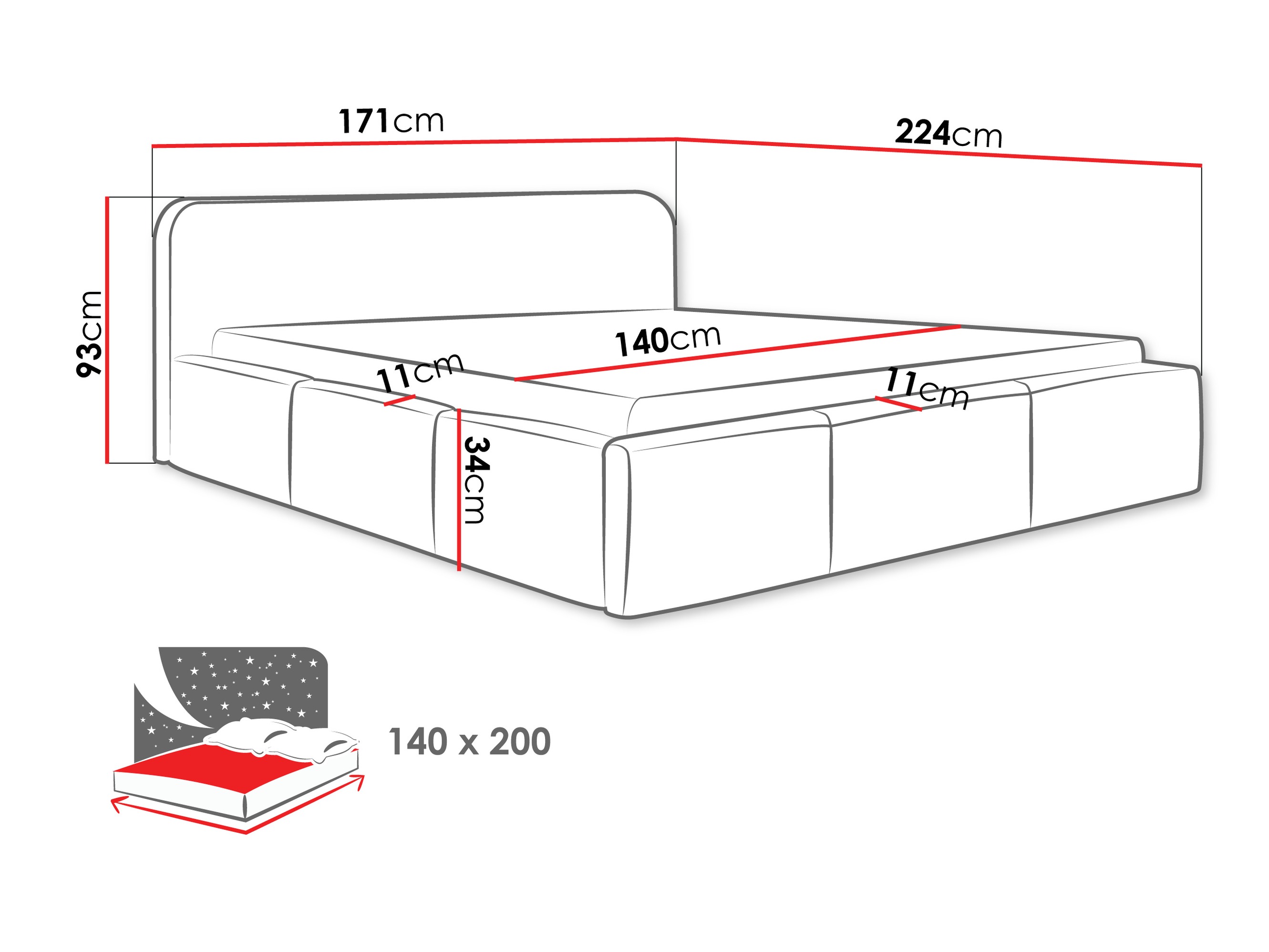 Letto TrendyNest 137 (Kronos 07)