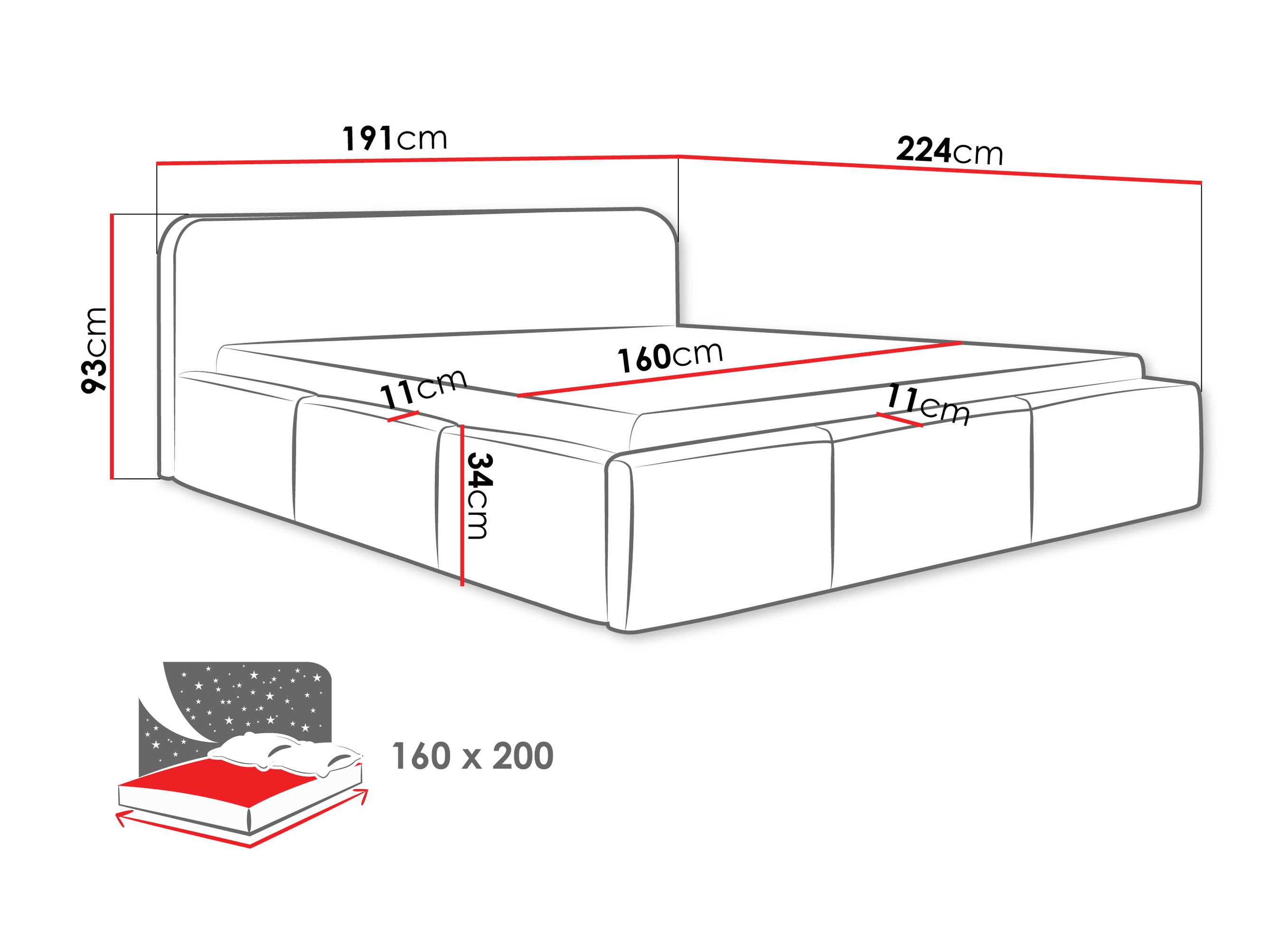 Letto TrendyNest 137 (Kronos 07)