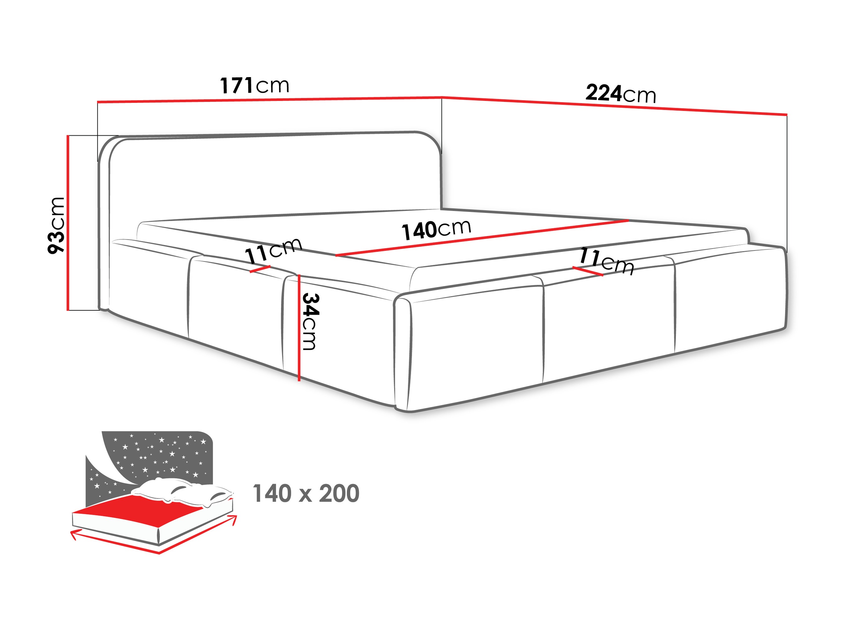 Letto TrendyNest 137 (Kronos 09)