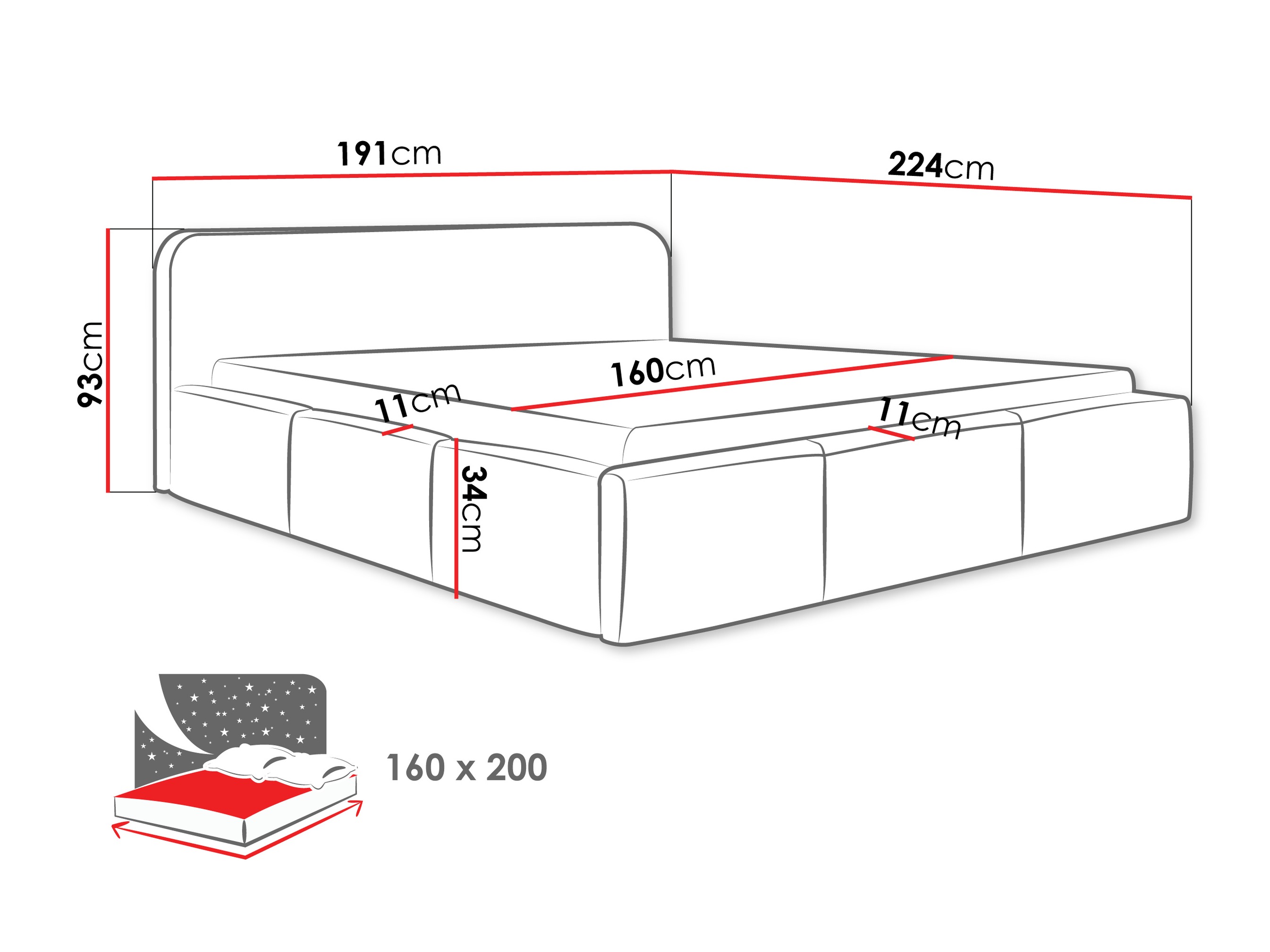 Letto TrendyNest 137 (Kronos 09)