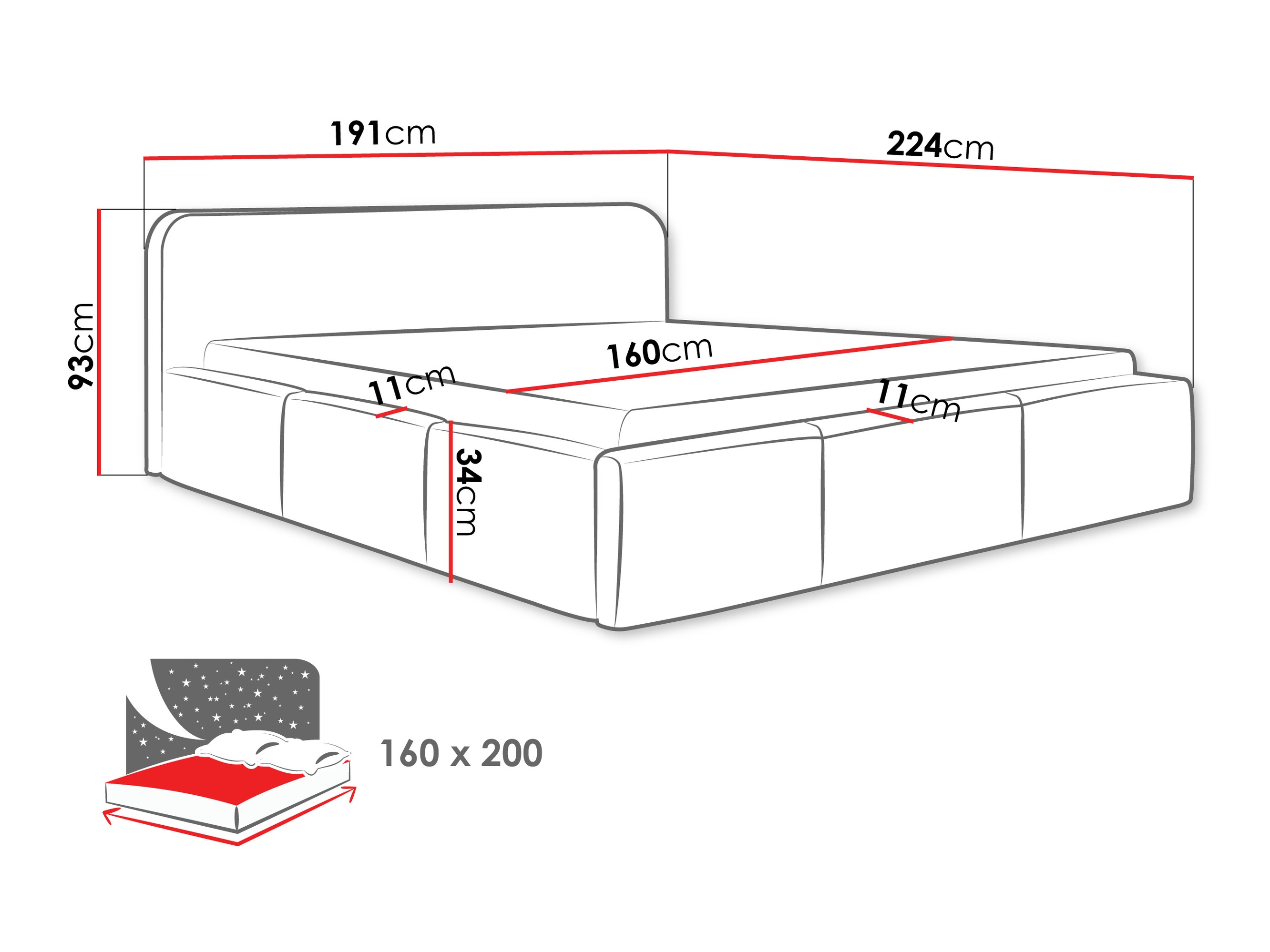 Letto TrendyNest 137 (Kronos 22)