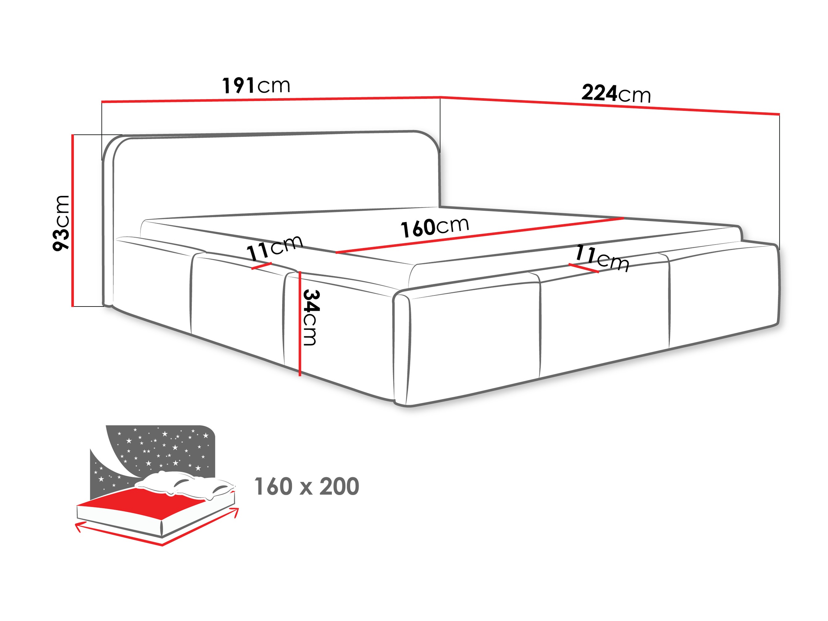 Letto TrendyNest 137 (Kronos 29)
