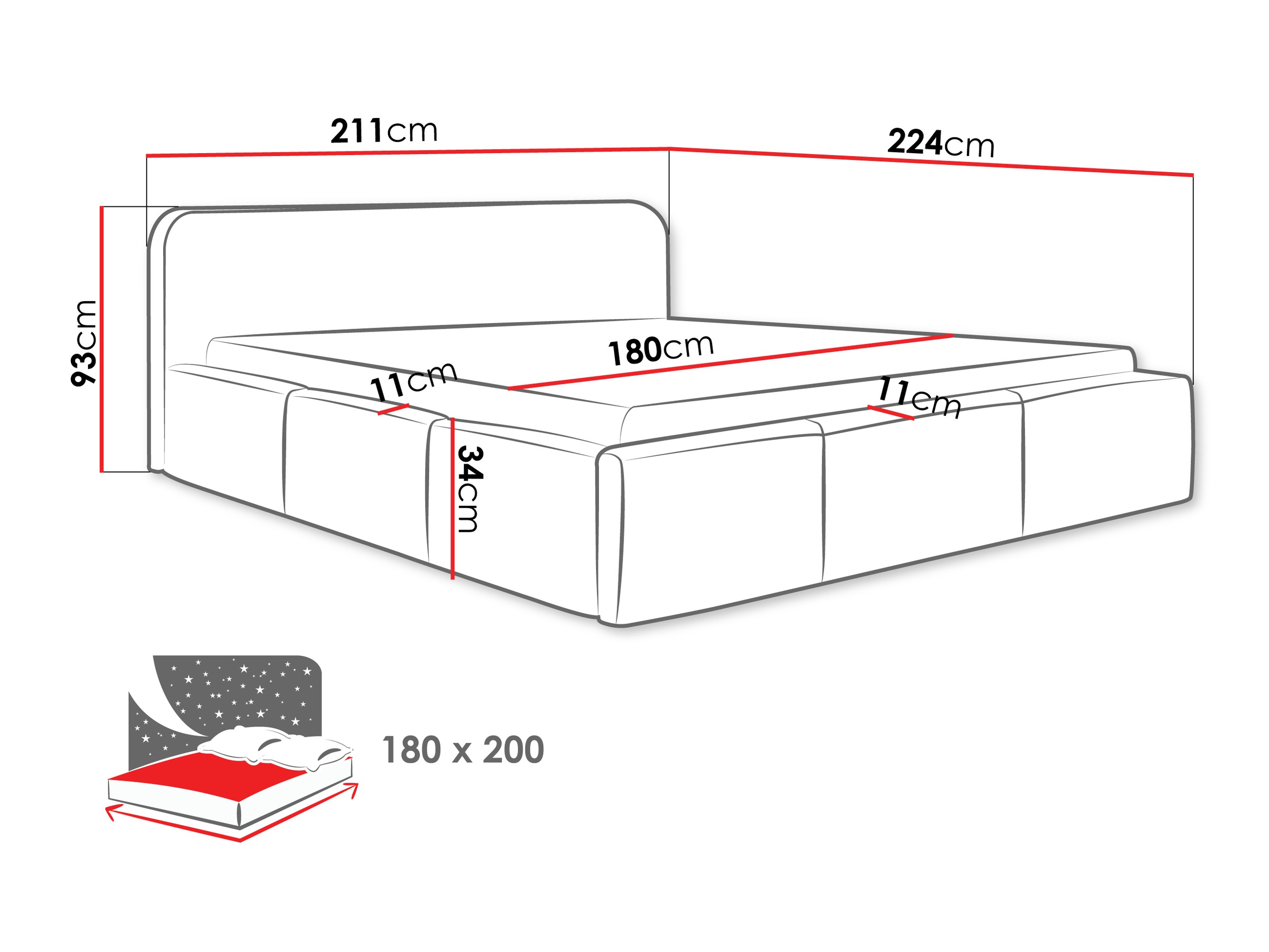 Letto TrendyNest 137 (Paros 05)